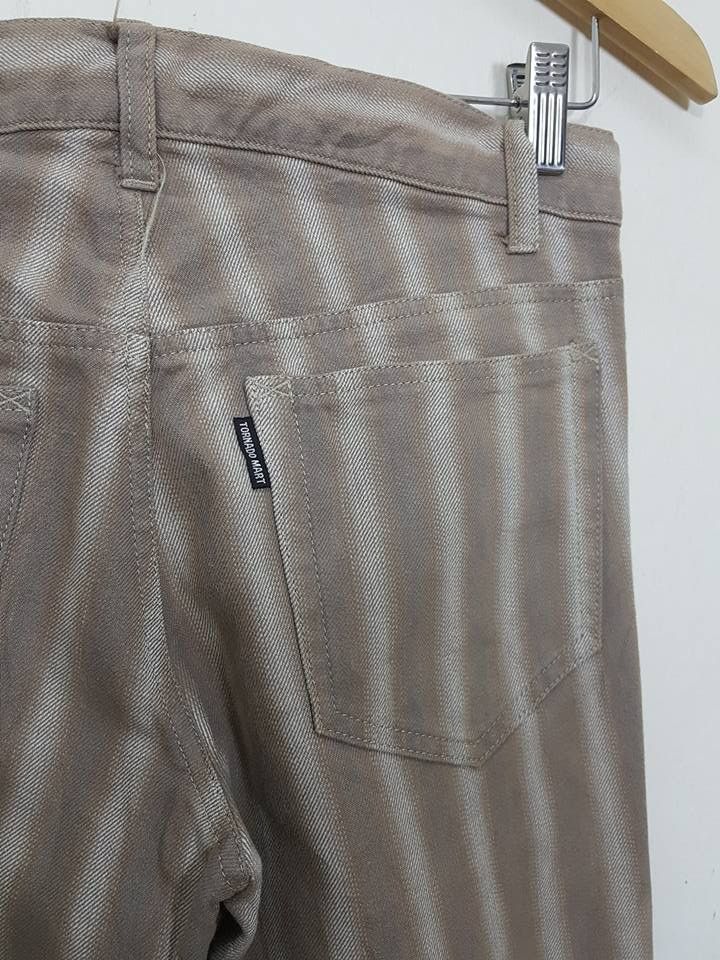 Tornado Mart TORNADO MART Striped Vertical Lined Boot Cut Style Size US 31 - 6 Thumbnail
