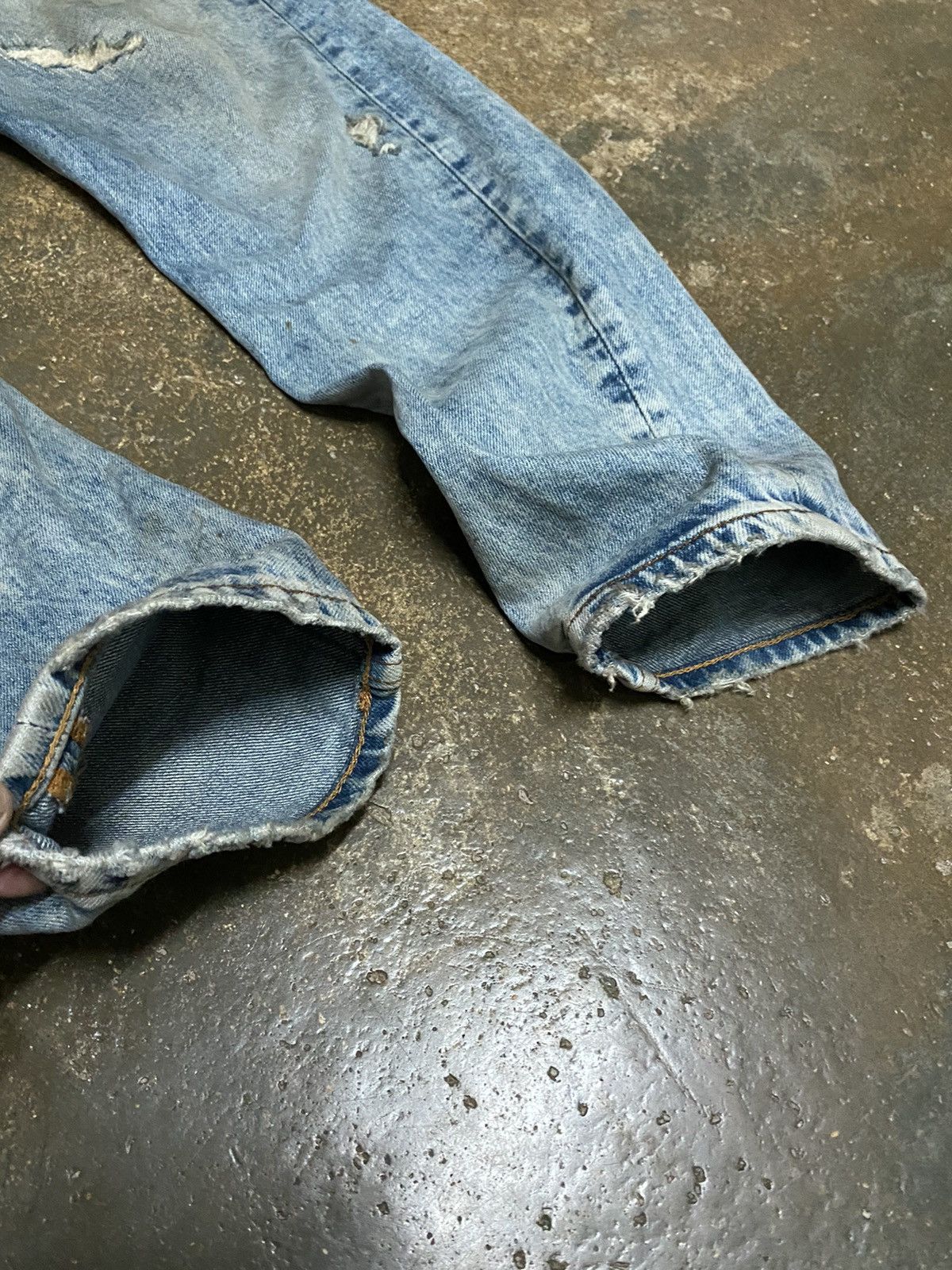 Denime × Zara ZARA MEN DISTRESSED DENIM Size US 34 / EU 50 - 7 Thumbnail