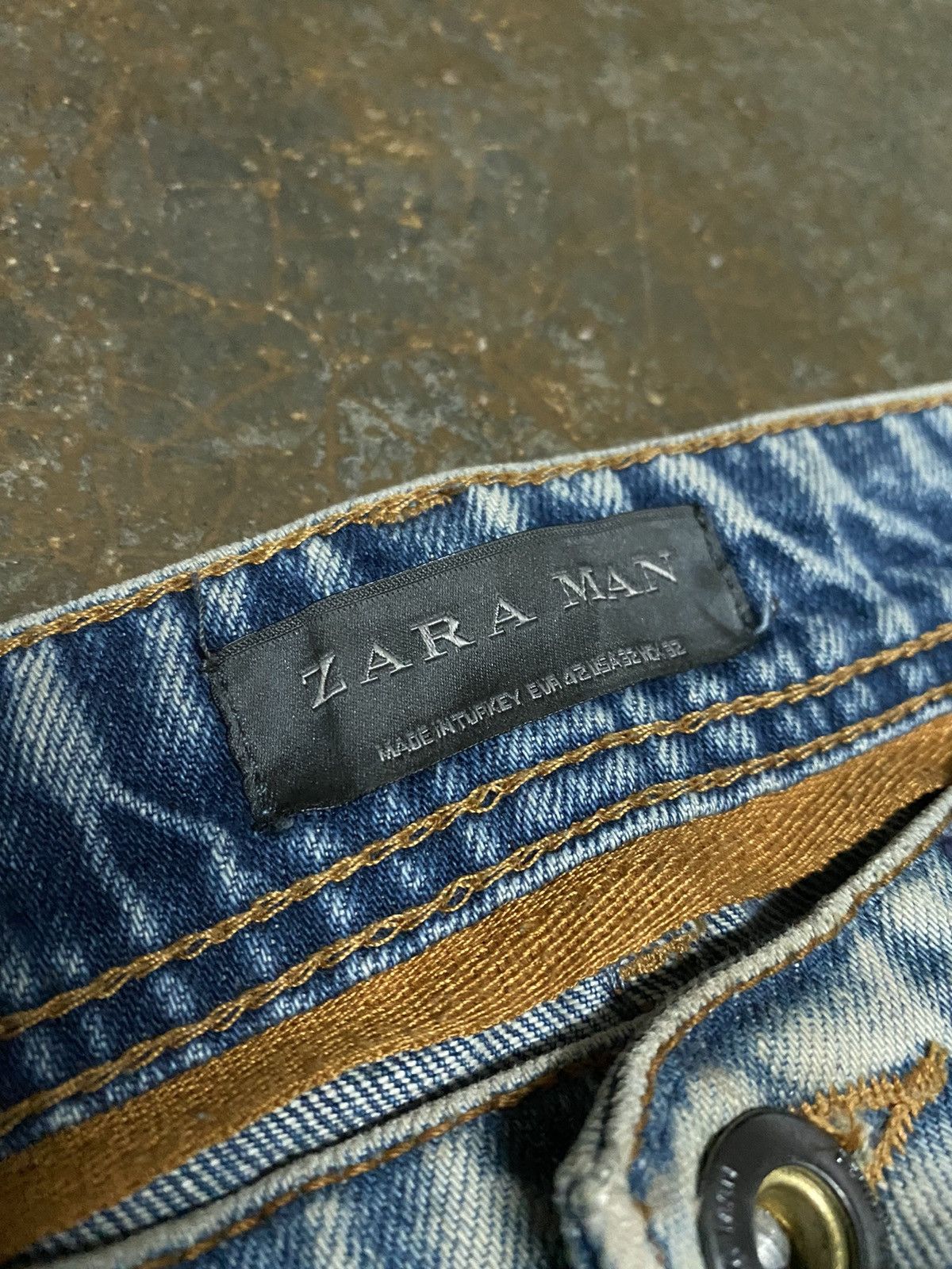 Denime × Zara ZARA MEN DISTRESSED DENIM Size US 34 / EU 50 - 13 Thumbnail