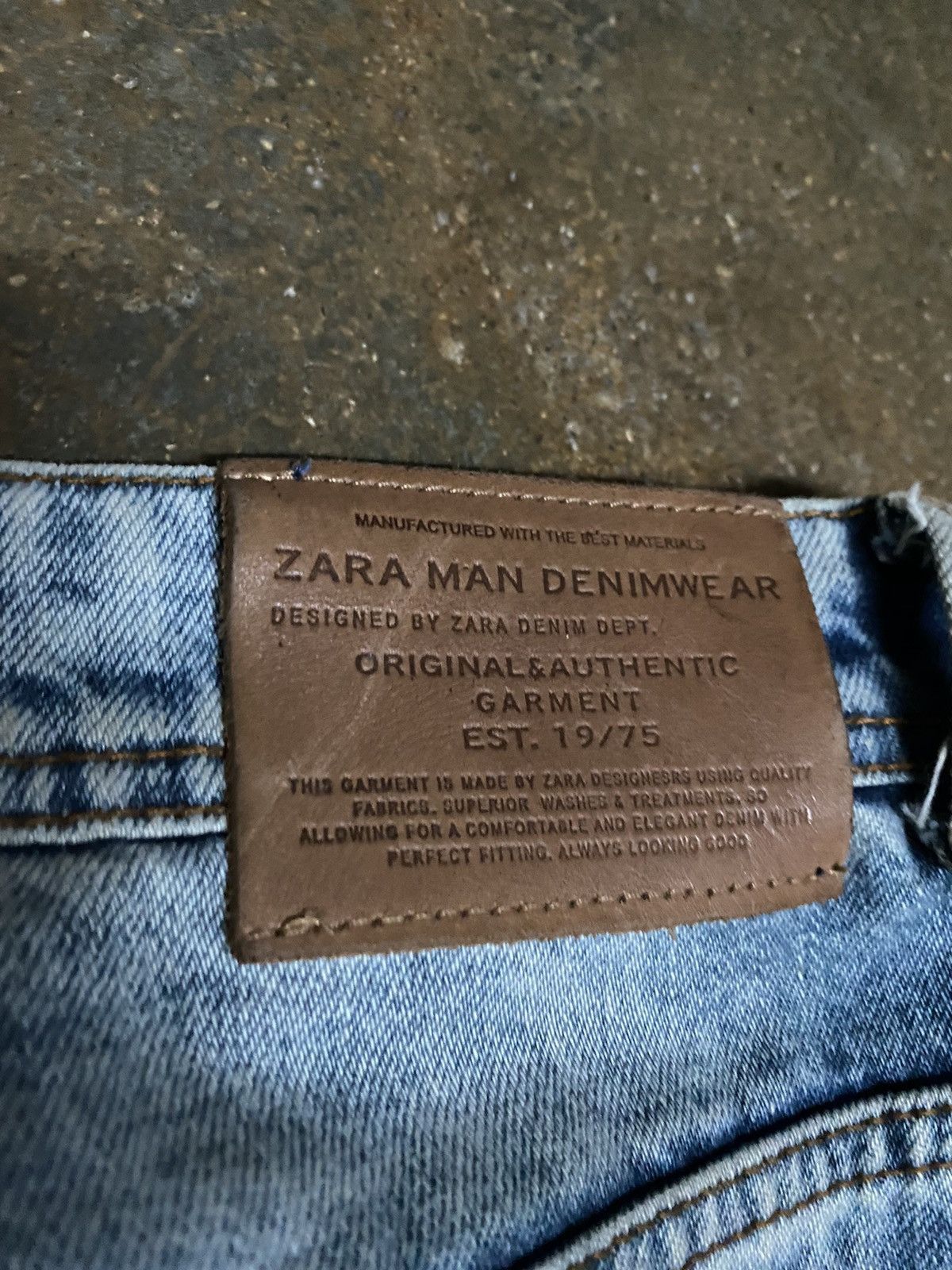 Denime × Zara ZARA MEN DISTRESSED DENIM Size US 34 / EU 50 - 12 Thumbnail