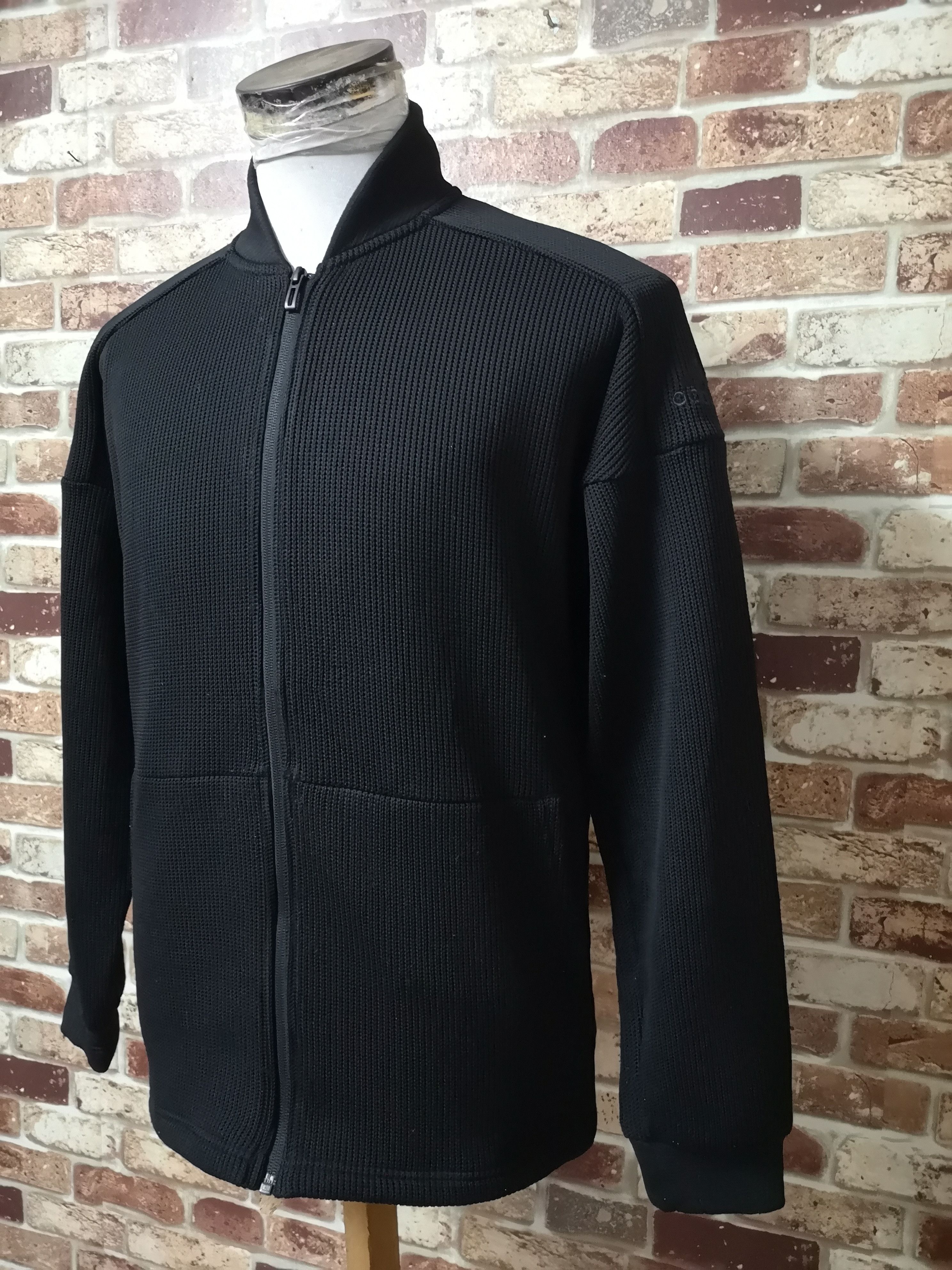 Adidas Adidas Fleece Sweater Super Black Size US L / EU 52-54 / 3 - 3 Thumbnail