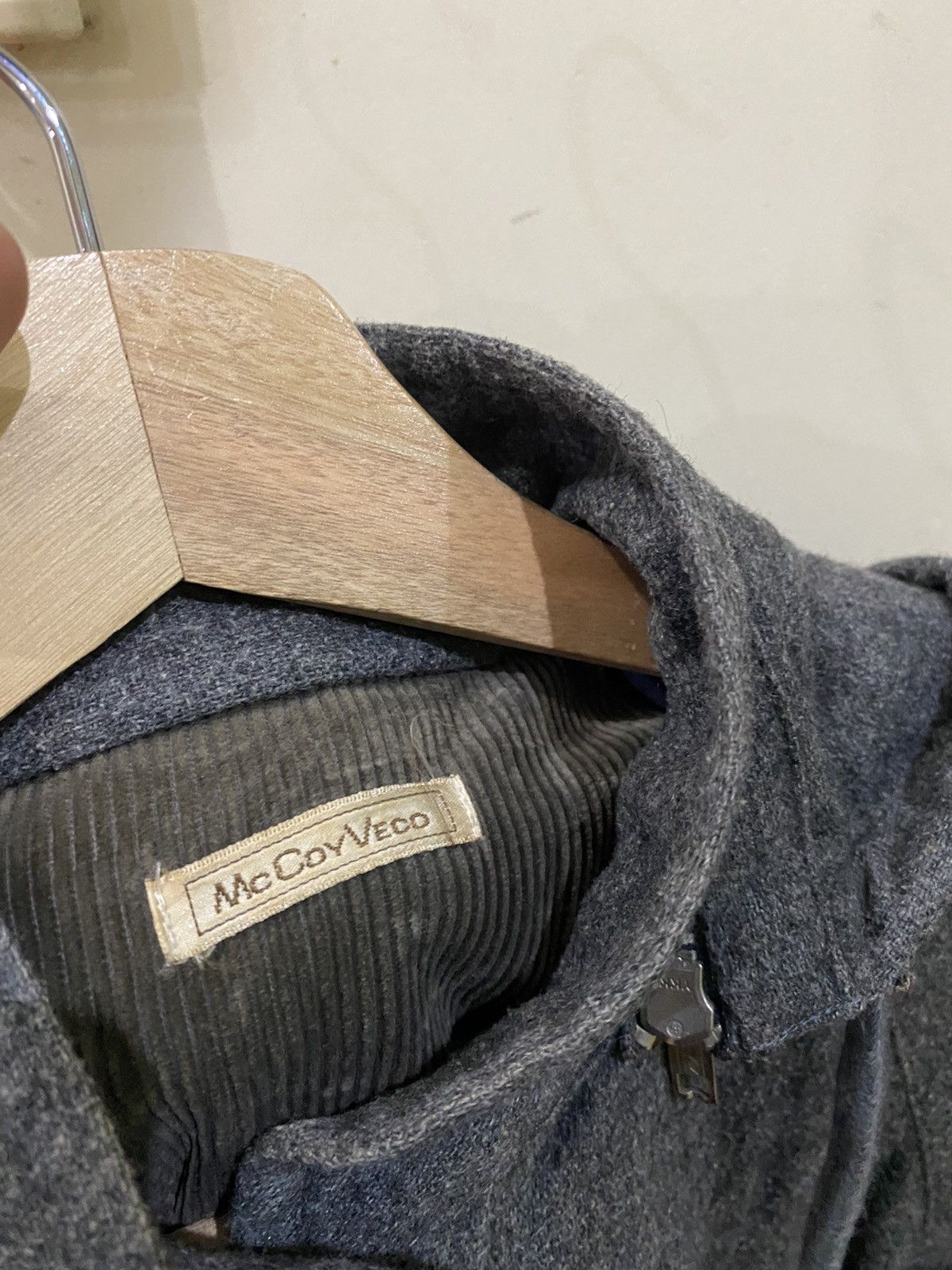 Japanese Brand McCoyVeco Wool Hoddies Jacket Size US M / EU 48-50 / 2 - 11 Thumbnail