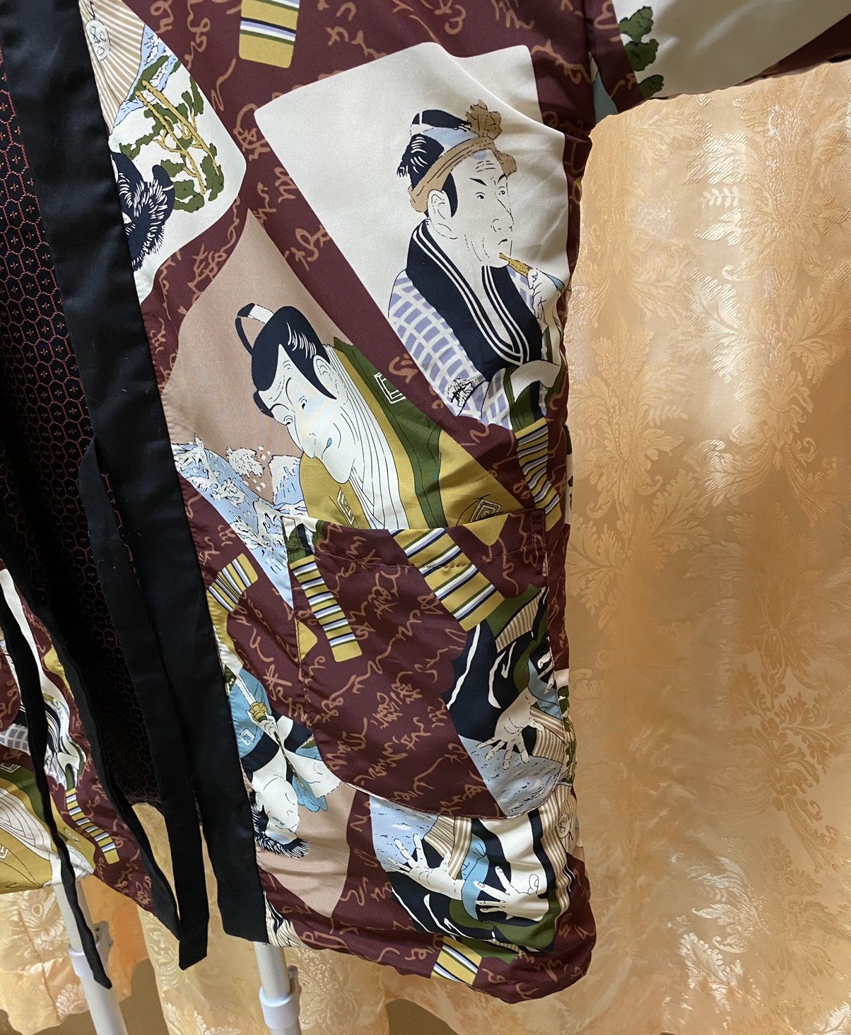 Japanese Brand Kimono Samurai photo Nice Design Japanesse Traditional Size US L / EU 52-54 / 3 - 9 Thumbnail