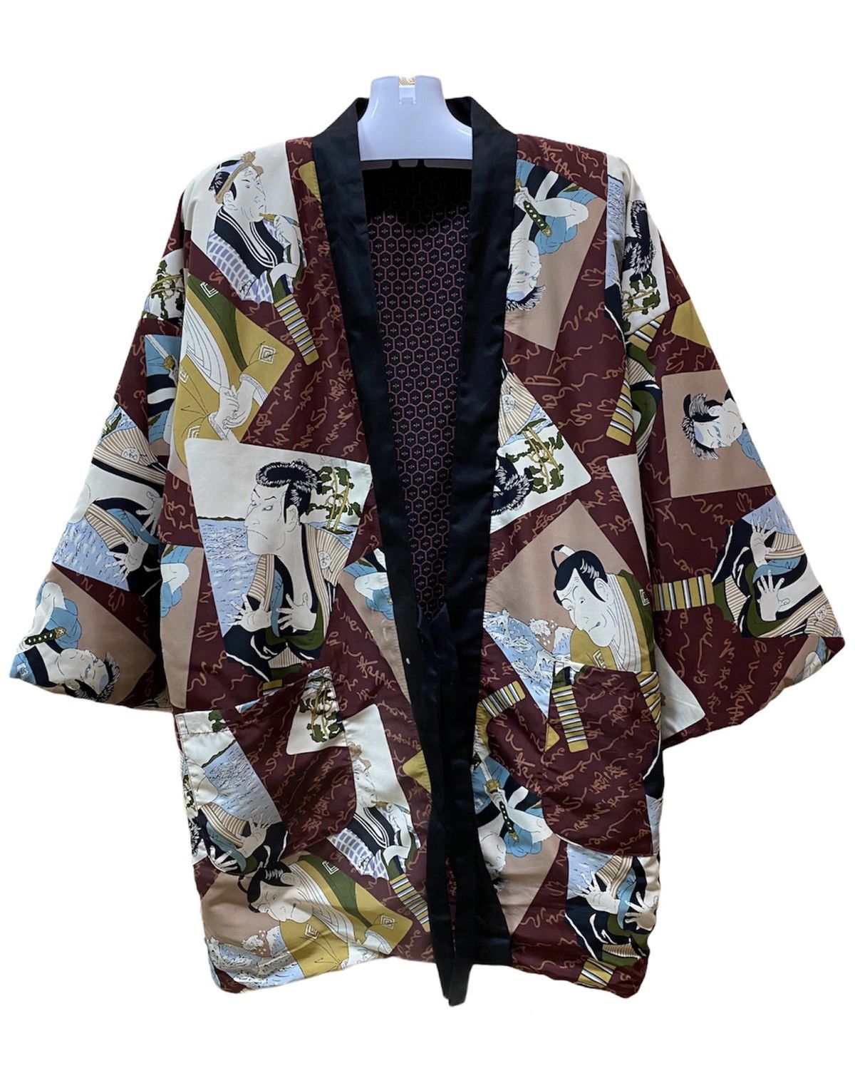 Japanese Brand Kimono Samurai photo Nice Design Japanesse Traditional Size US L / EU 52-54 / 3 - 1 Thumbnail
