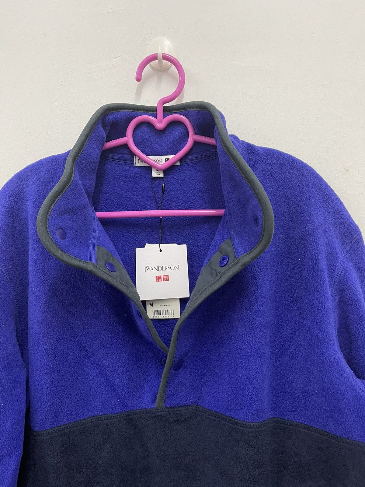 JW Anderson × Uniqlo Rare JW ANDERSON X UNIQLO Snap Button Fleece Pullover Size US M / EU 48-50 / 2 - 4 Thumbnail
