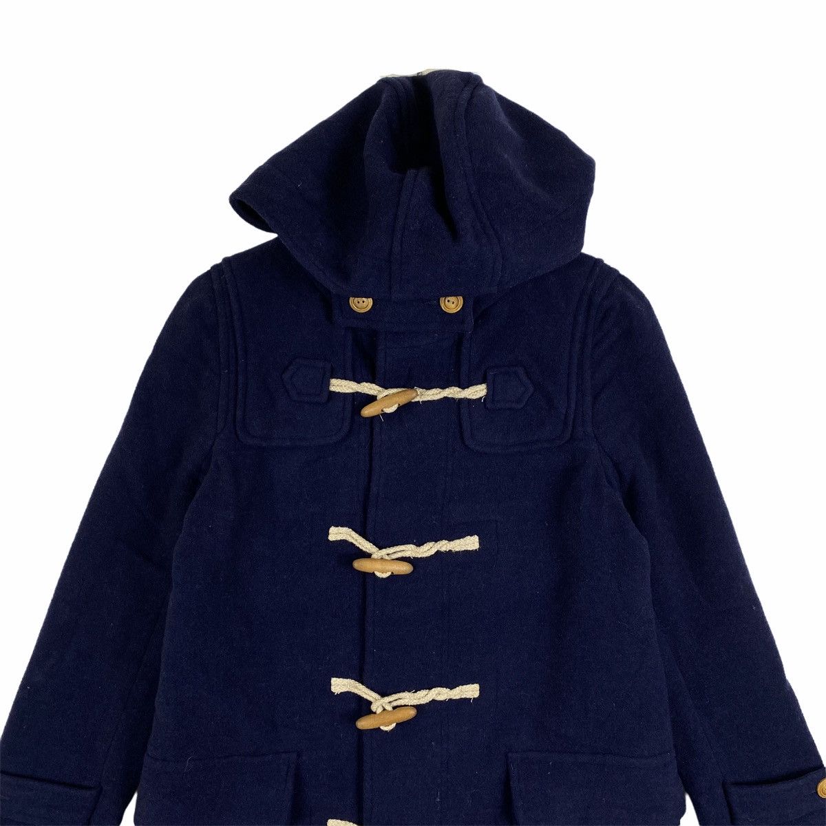 Japanese Brand × Vintage Vintage CUBE SUGAR Toggle Button Hoodie Duffle Coat Jacket Size US M / EU 48-50 / 2 - 5 Thumbnail