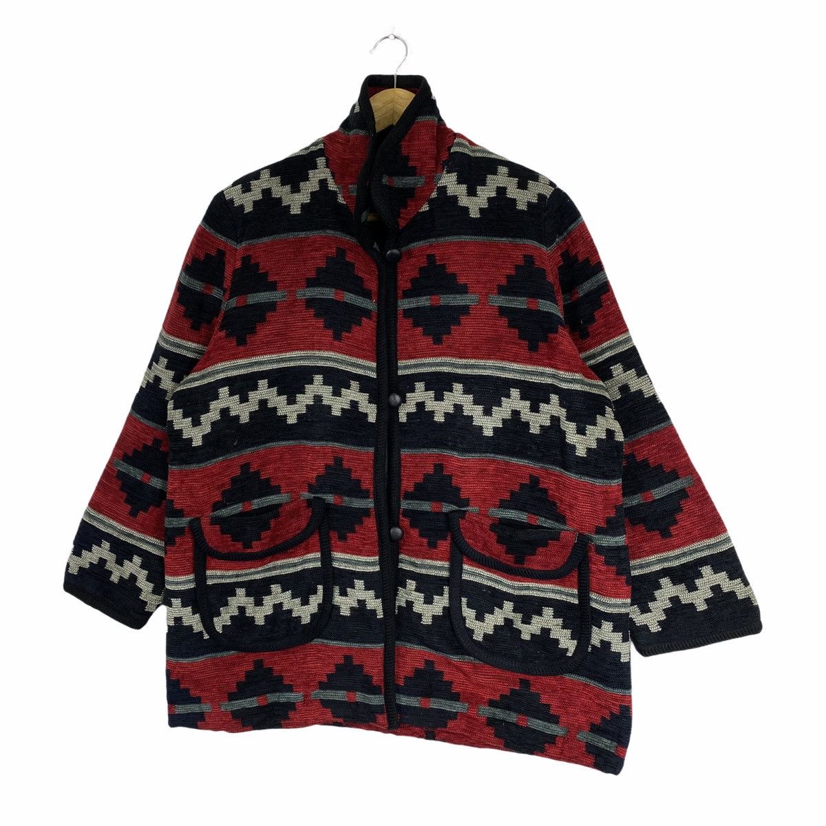 Japanese Brand × Vintage Vintage VISUTOSU Japanese Brand Aztec Navajo Native Jacket Size US M / EU 48-50 / 2 - 4 Thumbnail