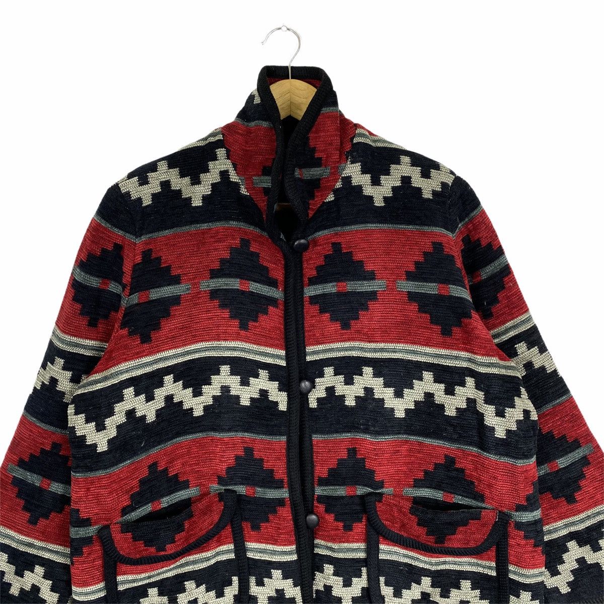 Japanese Brand × Vintage Vintage VISUTOSU Japanese Brand Aztec Navajo Native Jacket Size US M / EU 48-50 / 2 - 5 Thumbnail