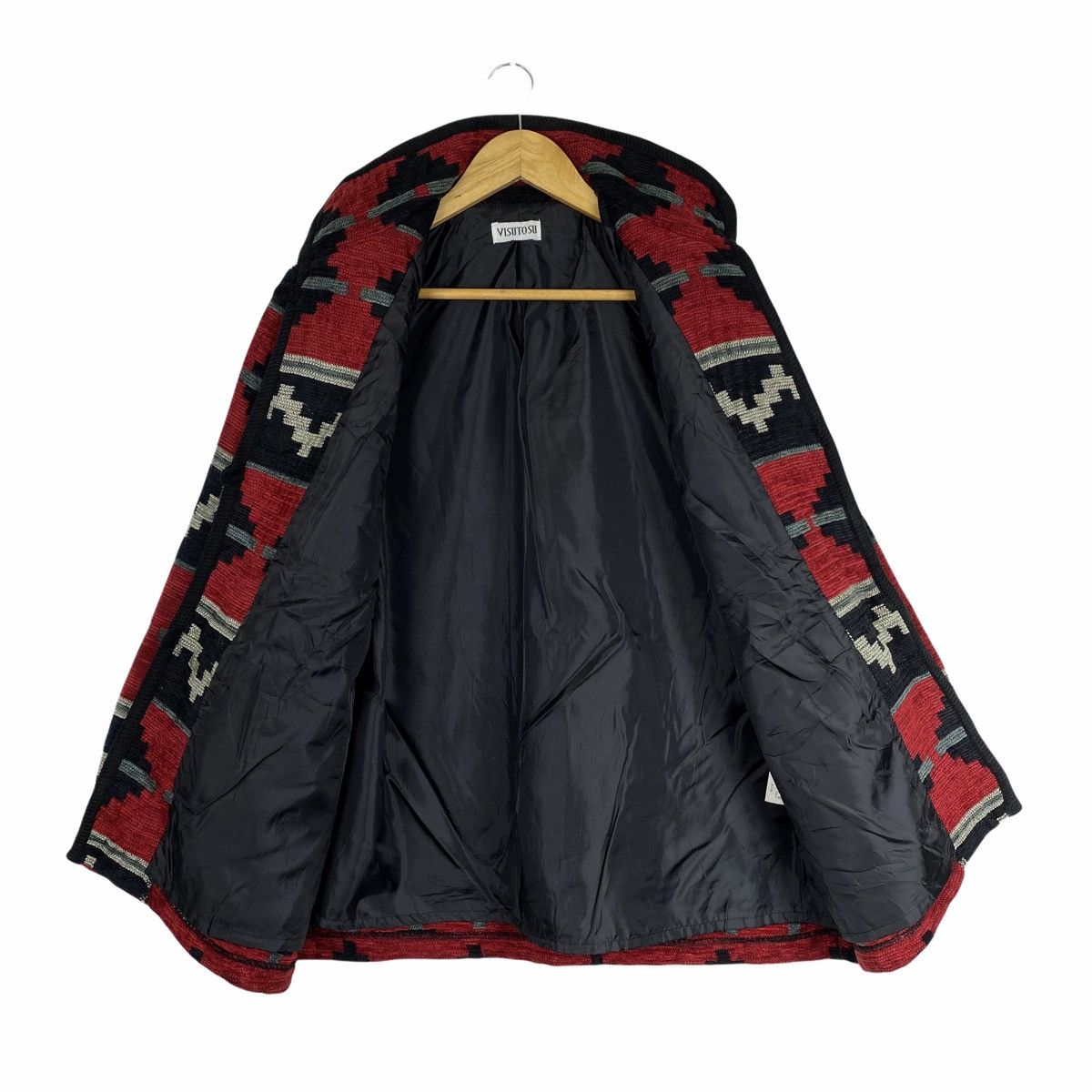 Japanese Brand × Vintage Vintage VISUTOSU Japanese Brand Aztec Navajo Native Jacket Size US M / EU 48-50 / 2 - 3 Thumbnail