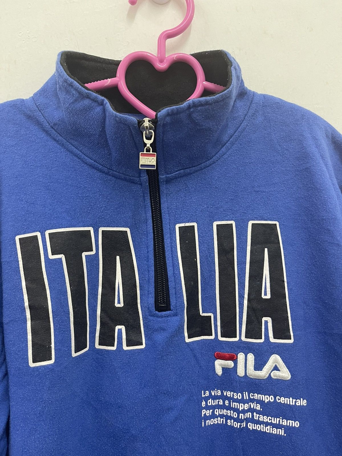 Fila Rare Vintage FILA Italia Spell Out Big Logo Sweater Size US S / EU 44-46 / 1 - 2 Thumbnail