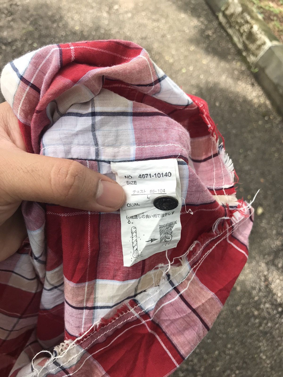 Japanese Brand Rare❗️Never Seen Thing Bondage Stud Flannel Button Up Shirt Size US L / EU 52-54 / 3 - 17 Thumbnail