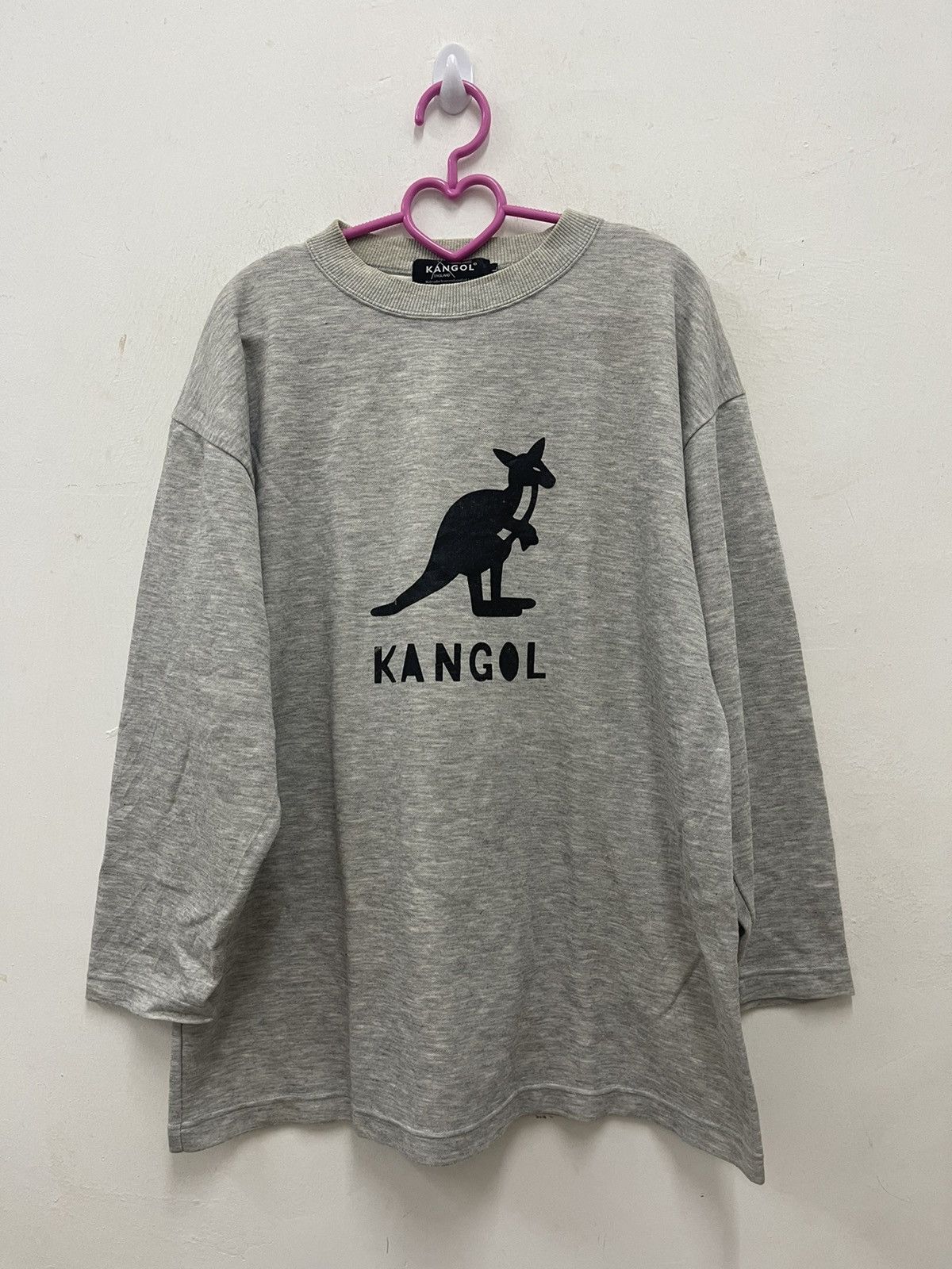 Rare Vintage KANGOL Spell Out Big Logo Shirt