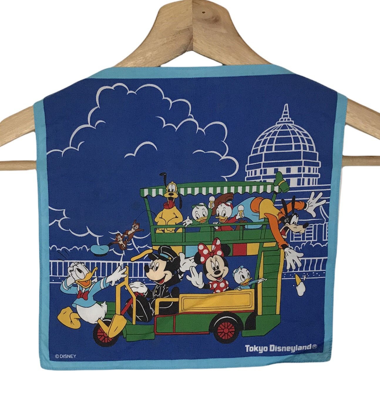Disney Vintage Tokyo Disneyland Handkerchief Size ONE SIZE - 2 Thumbnail