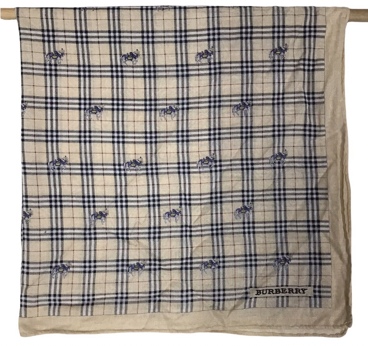 Burberry Vintage Burberry Handkercief Nova Check Size ONE SIZE - 2 Thumbnail