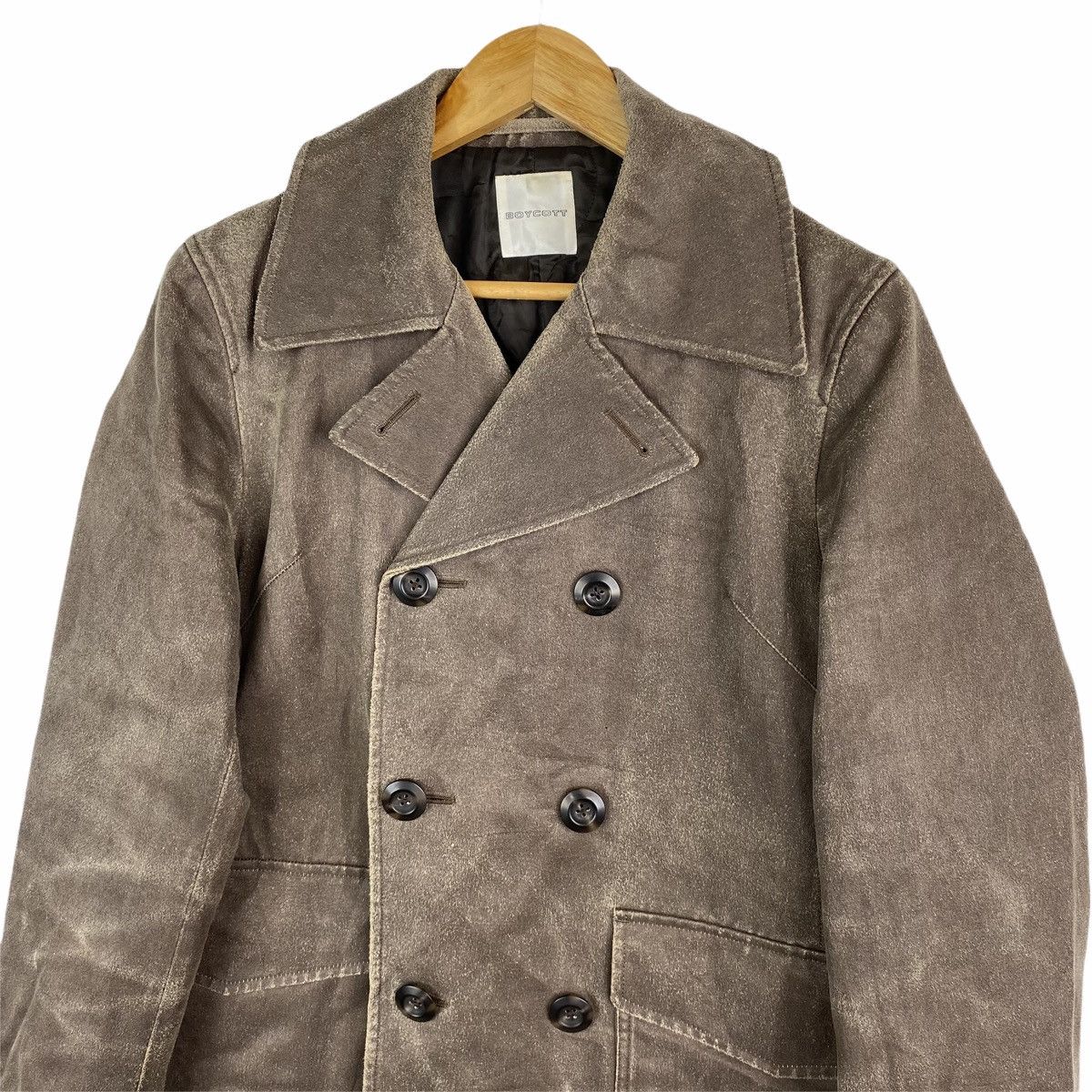 Boycott × Japanese Brand × Vintage Vintage BOYCOTT Double Collar Casual Sportswear Coat Jacket Size US S / EU 44-46 / 1 - 5 Thumbnail