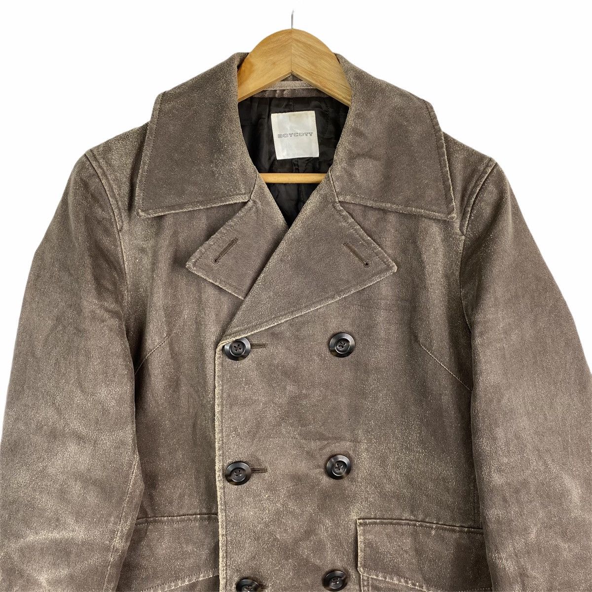 Boycott × Japanese Brand × Vintage Vintage BOYCOTT Double Collar Casual Sportswear Coat Jacket Size US S / EU 44-46 / 1 - 4 Thumbnail