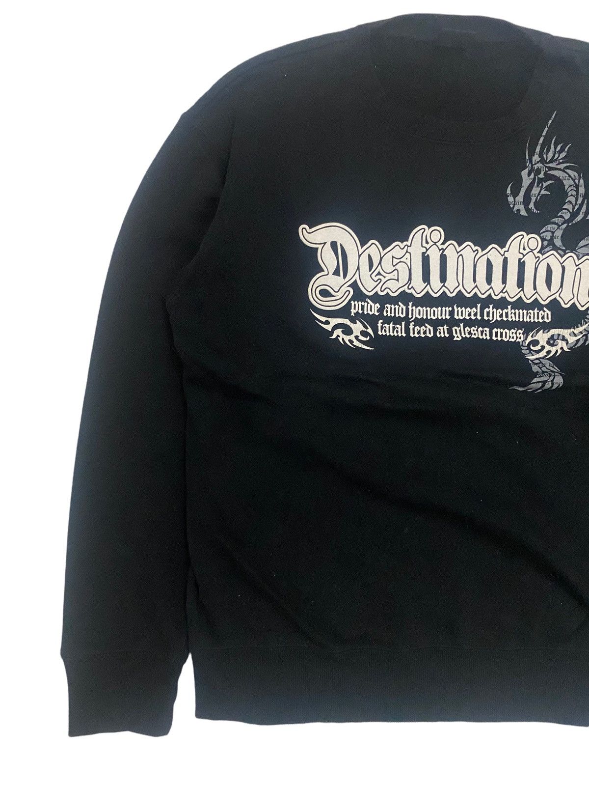 Dragonfly × Japanese Brand Japanese Beaumere Chrome Heart Cross Logo Sweatshirt Size US L / EU 52-54 / 3 - 3 Thumbnail