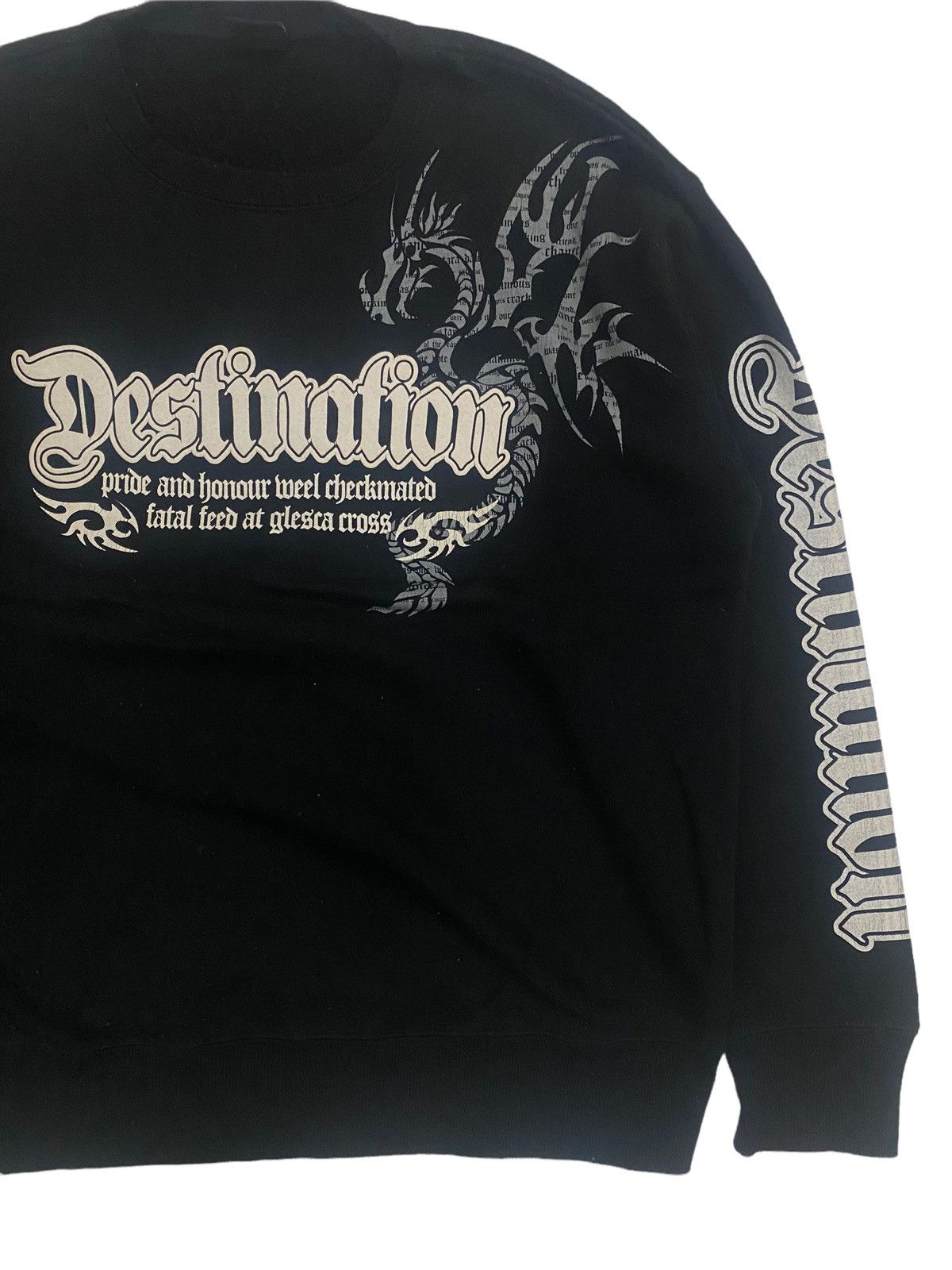 Dragonfly × Japanese Brand Japanese Beaumere Chrome Heart Cross Logo Sweatshirt Size US L / EU 52-54 / 3 - 4 Thumbnail