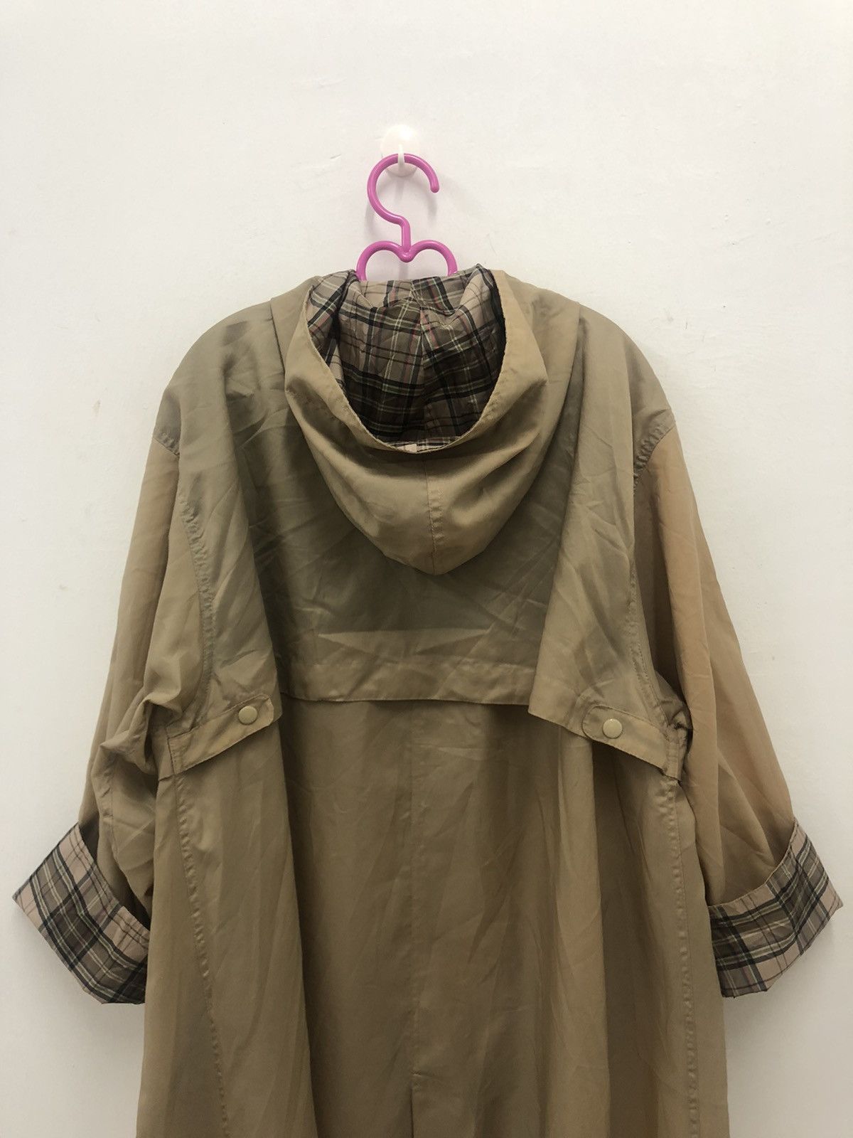 Japanese Brand Rare Vintage ELLE LUMIERE PARIS Nylon Trench Jacket Size US L / EU 52-54 / 3 - 8 Thumbnail