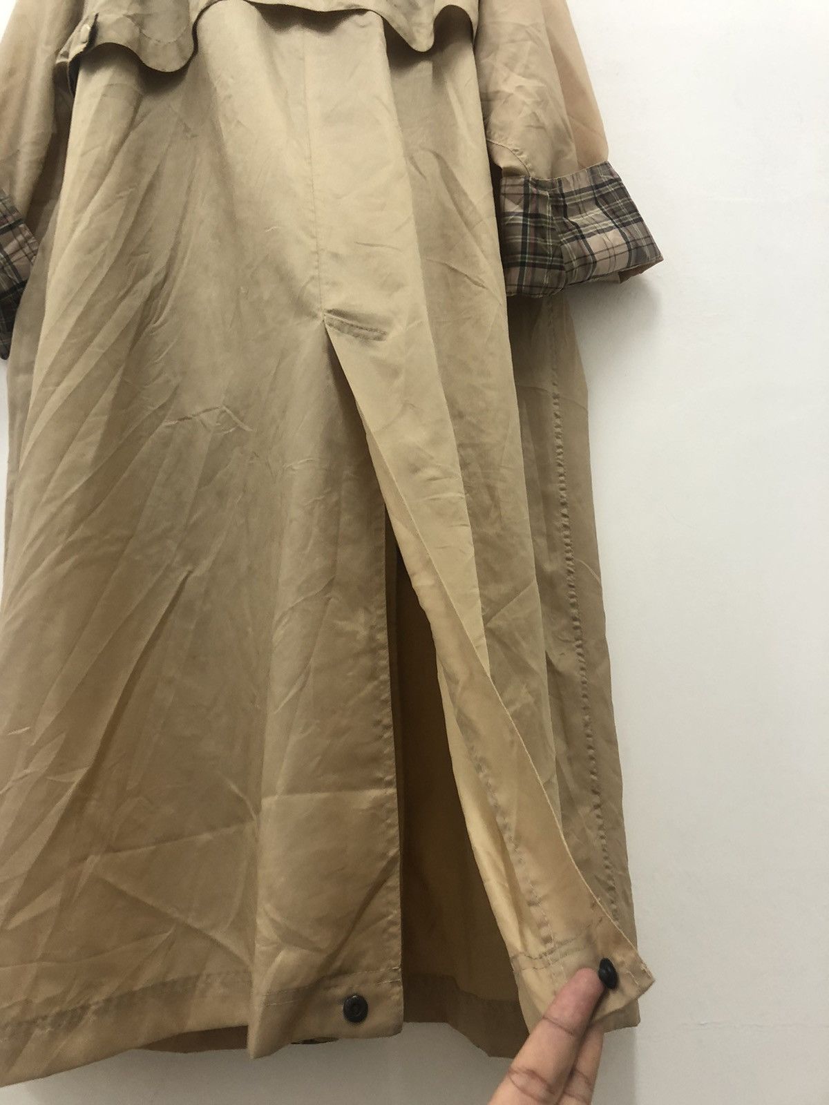 Japanese Brand Rare Vintage ELLE LUMIERE PARIS Nylon Trench Jacket Size US L / EU 52-54 / 3 - 9 Thumbnail