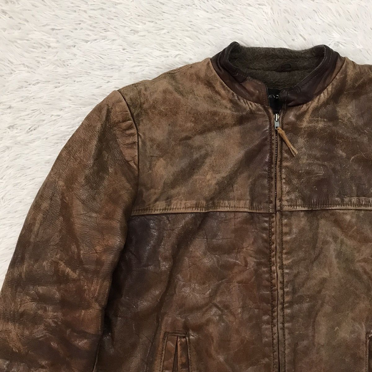 Towncraft Vtg Towncraft Pennys Leather Jacket Talon Zip Size US M / EU 48-50 / 2 - 6 Thumbnail