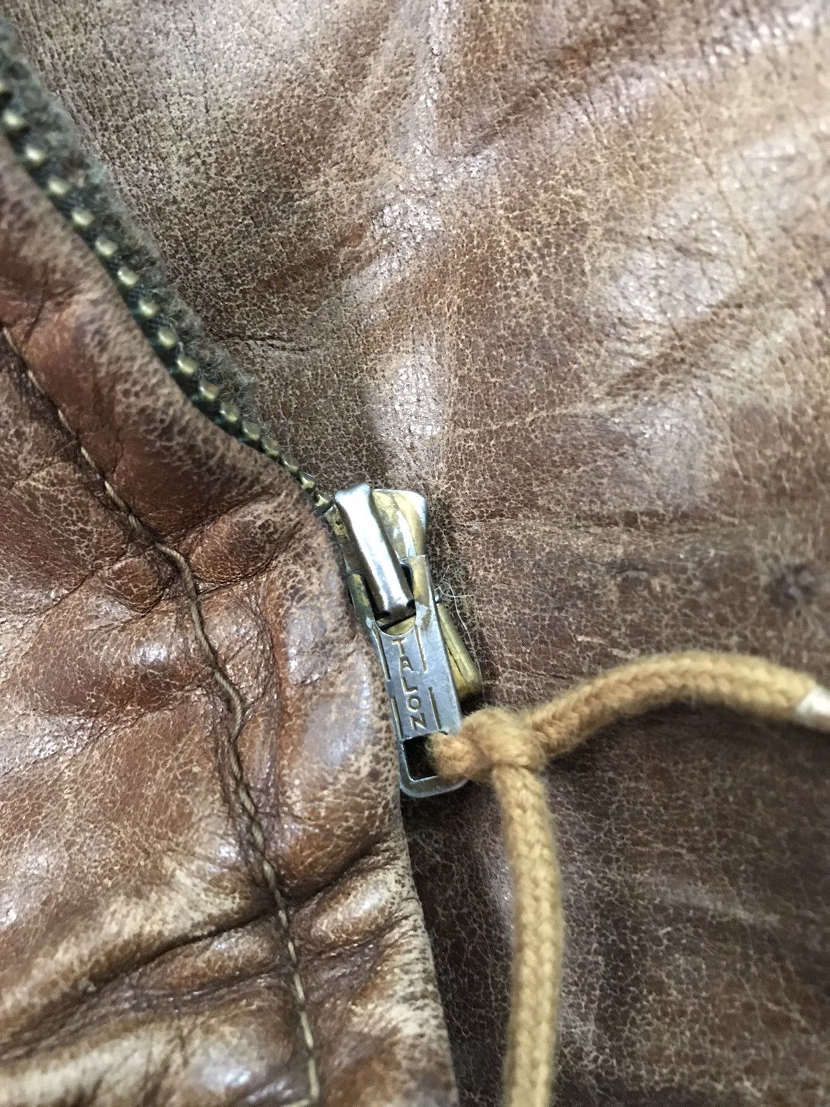 Towncraft Vtg Towncraft Pennys Leather Jacket Talon Zip Size US M / EU 48-50 / 2 - 13 Thumbnail