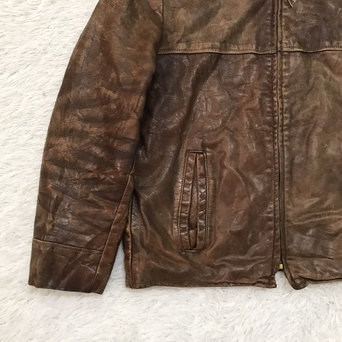 Towncraft Vtg Towncraft Pennys Leather Jacket Talon Zip Size US M / EU 48-50 / 2 - 3 Thumbnail