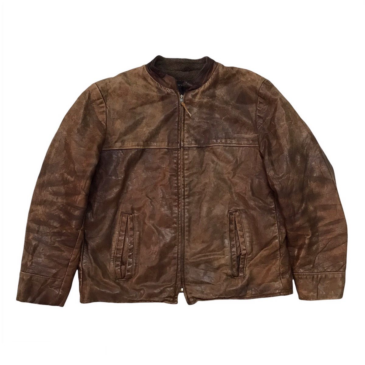 Towncraft Vtg Towncraft Pennys Leather Jacket Talon Zip Size US M / EU 48-50 / 2 - 1 Thumbnail