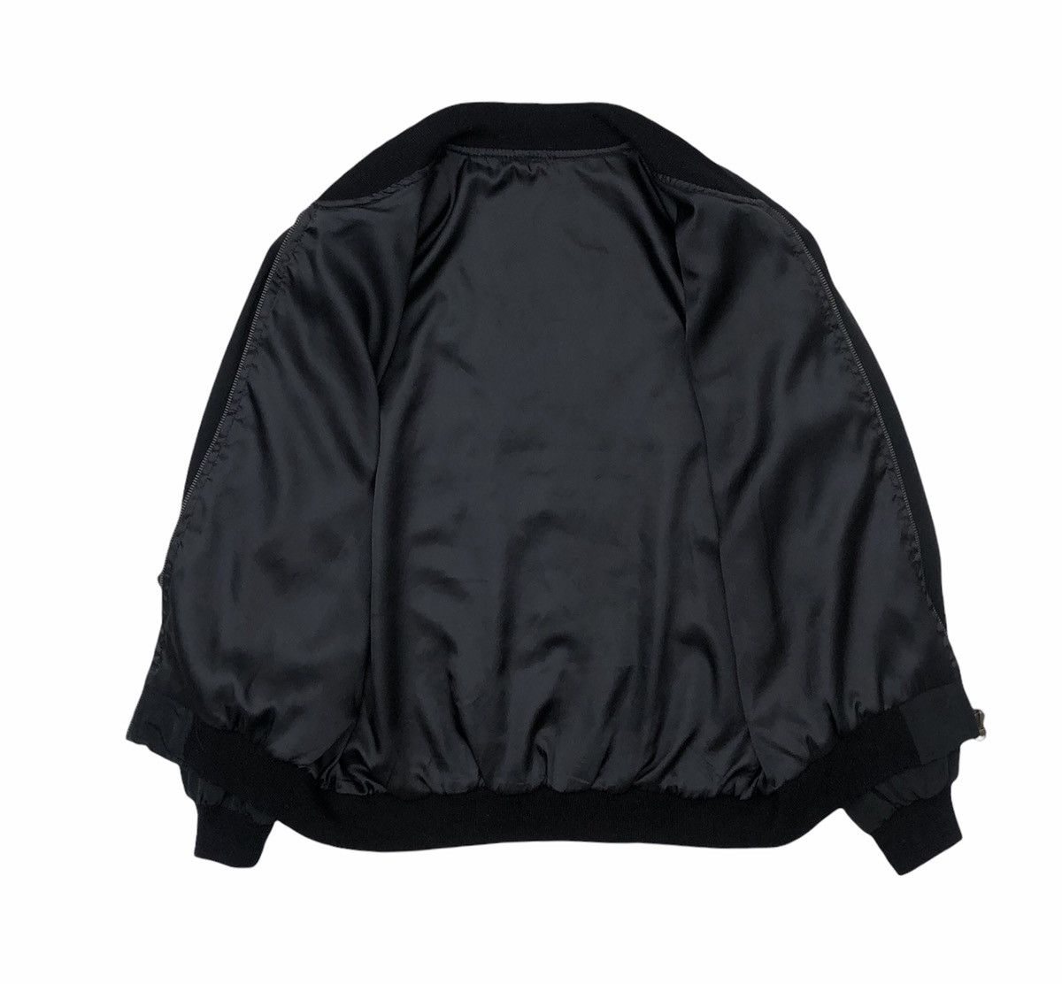 Giorgio Armani Vtg Giorgio Armani Embroidery Logo Reversible Bomber Jacket Size US L / EU 52-54 / 3 - 7 Thumbnail