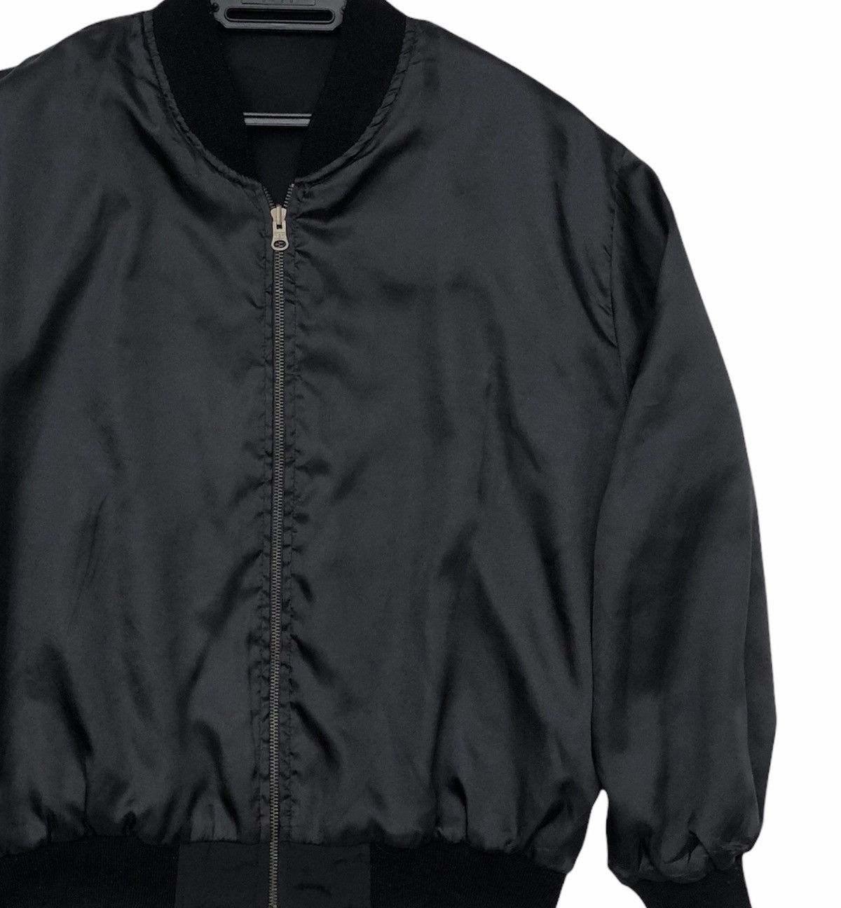 Giorgio Armani Vtg Giorgio Armani Embroidery Logo Reversible Bomber Jacket Size US L / EU 52-54 / 3 - 12 Thumbnail