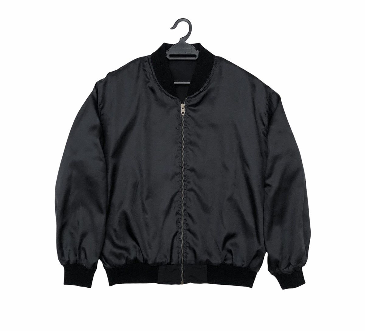 Giorgio Armani Vtg Giorgio Armani Embroidery Logo Reversible Bomber Jacket Size US L / EU 52-54 / 3 - 11 Thumbnail