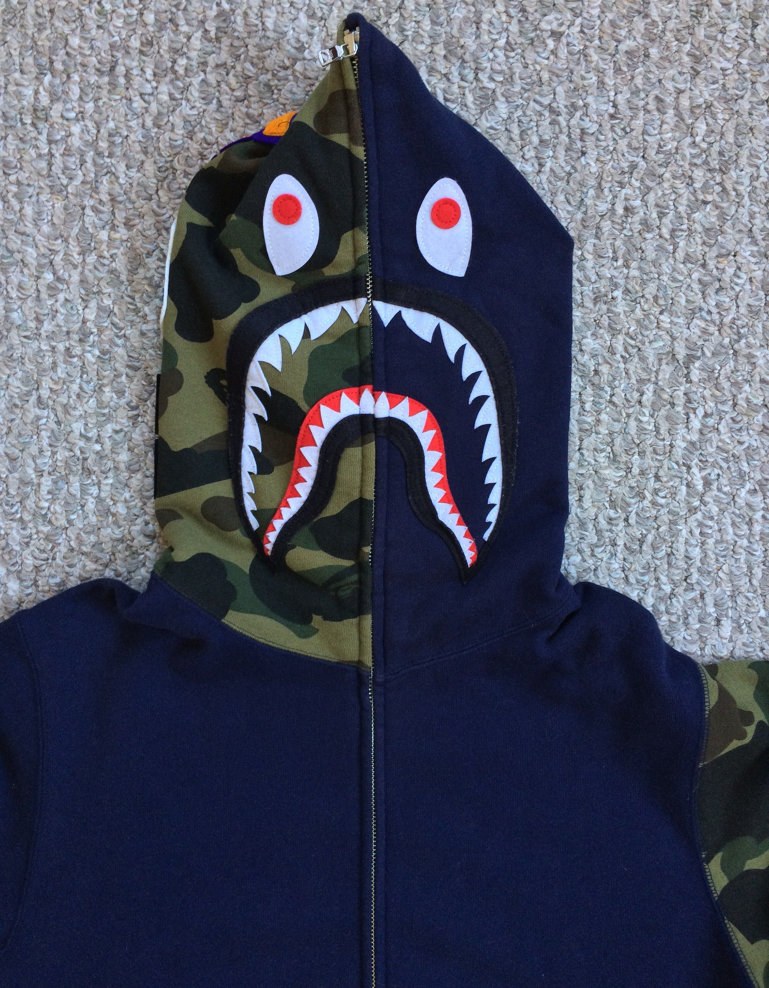 Bape OG Bape Camo Shark Hoodie Size US L / EU 52-54 / 3 - 2 Thumbnail
