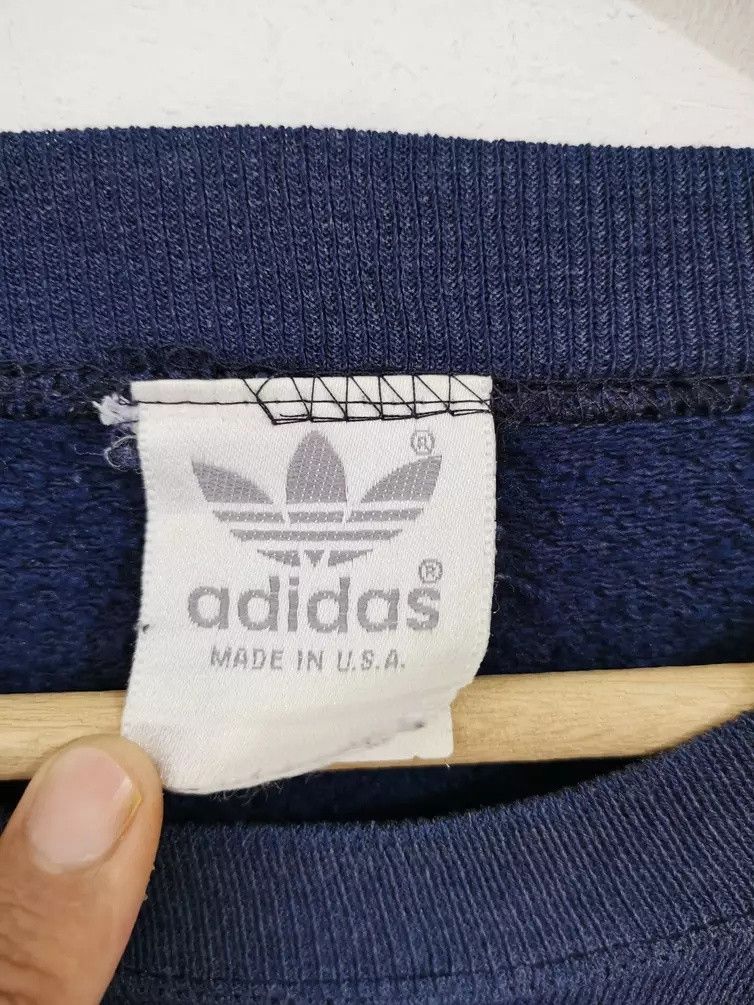 Adidas vintage adidas sweatshirts crewneck big logo trefoil Size US L / EU 52-54 / 3 - 4 Thumbnail