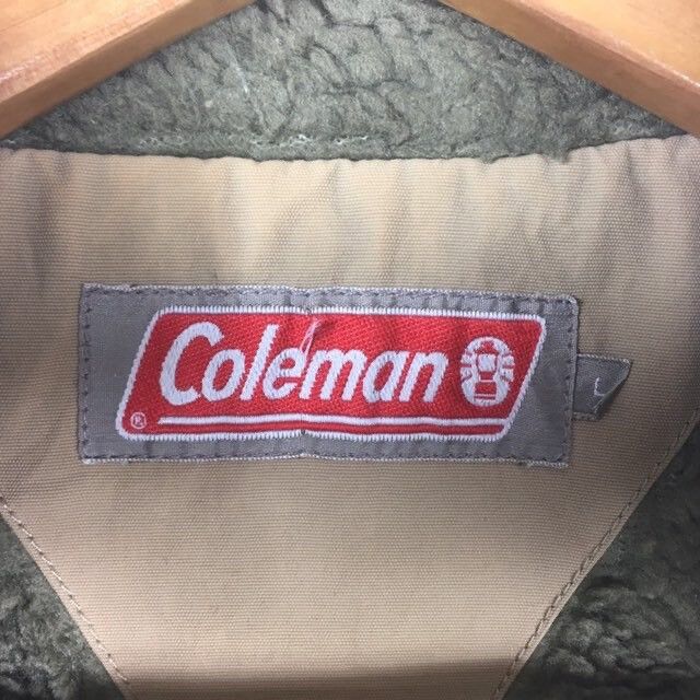 Coleman × Vintage Vintage COLEMAN Outdoor Sportswear Zipper Jacket Sweater Size US L / EU 52-54 / 3 - 4 Thumbnail