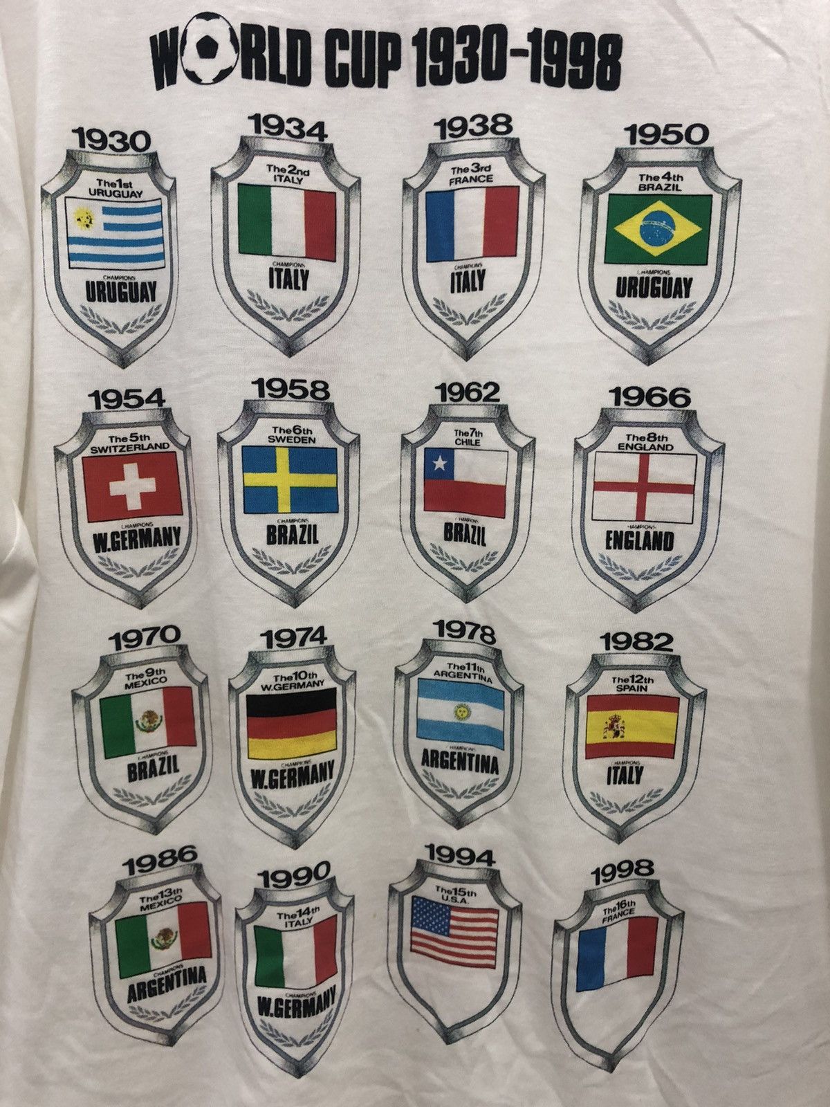 Vintage Rare Vintage NIPPON LOVE GOAL World Cup Winner Soccer Size US M / EU 48-50 / 2 - 2 Thumbnail