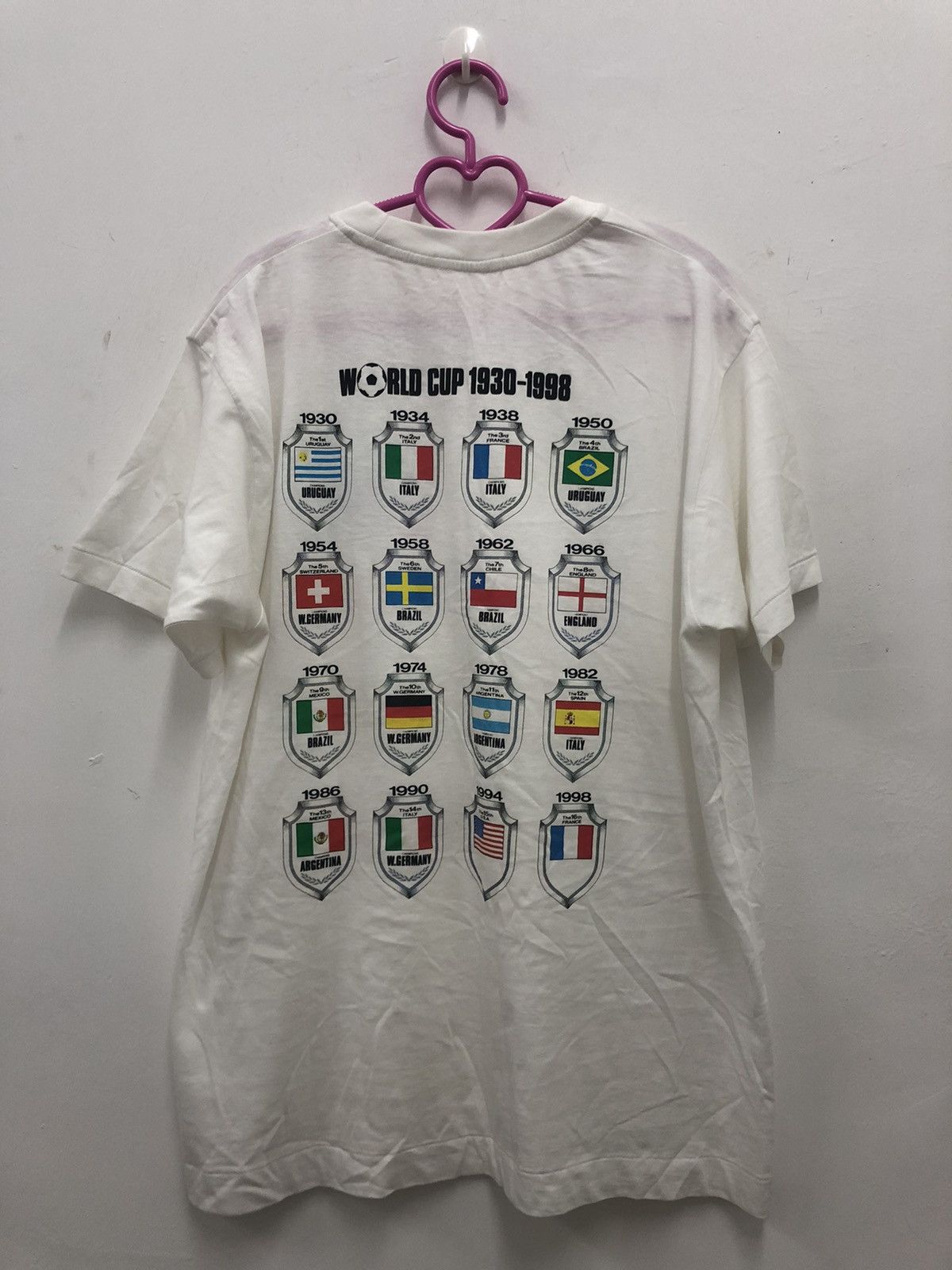Vintage Rare Vintage NIPPON LOVE GOAL World Cup Winner Soccer Size US M / EU 48-50 / 2 - 1 Thumbnail