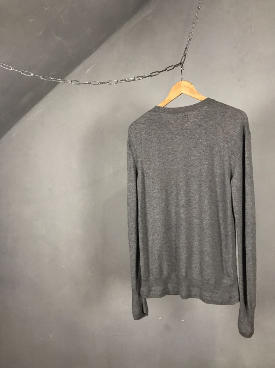 Allsaints Allsaints luxury streetwear wool gray sweater Size US L / EU 52-54 / 3 - 9 Thumbnail