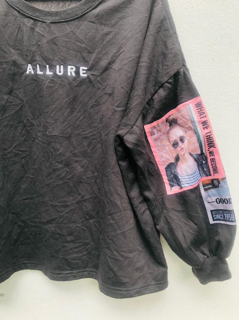 Japanese Brand × Vintage Vintage Japanese Designer Women Fashion Style Sweatshirt Size M / US 6-8 / IT 42-44 - 4 Thumbnail