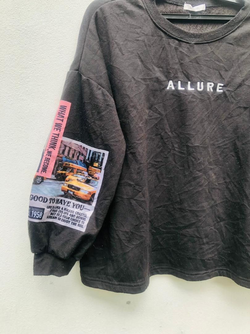 Japanese Brand × Vintage Vintage Japanese Designer Women Fashion Style Sweatshirt Size M / US 6-8 / IT 42-44 - 3 Thumbnail