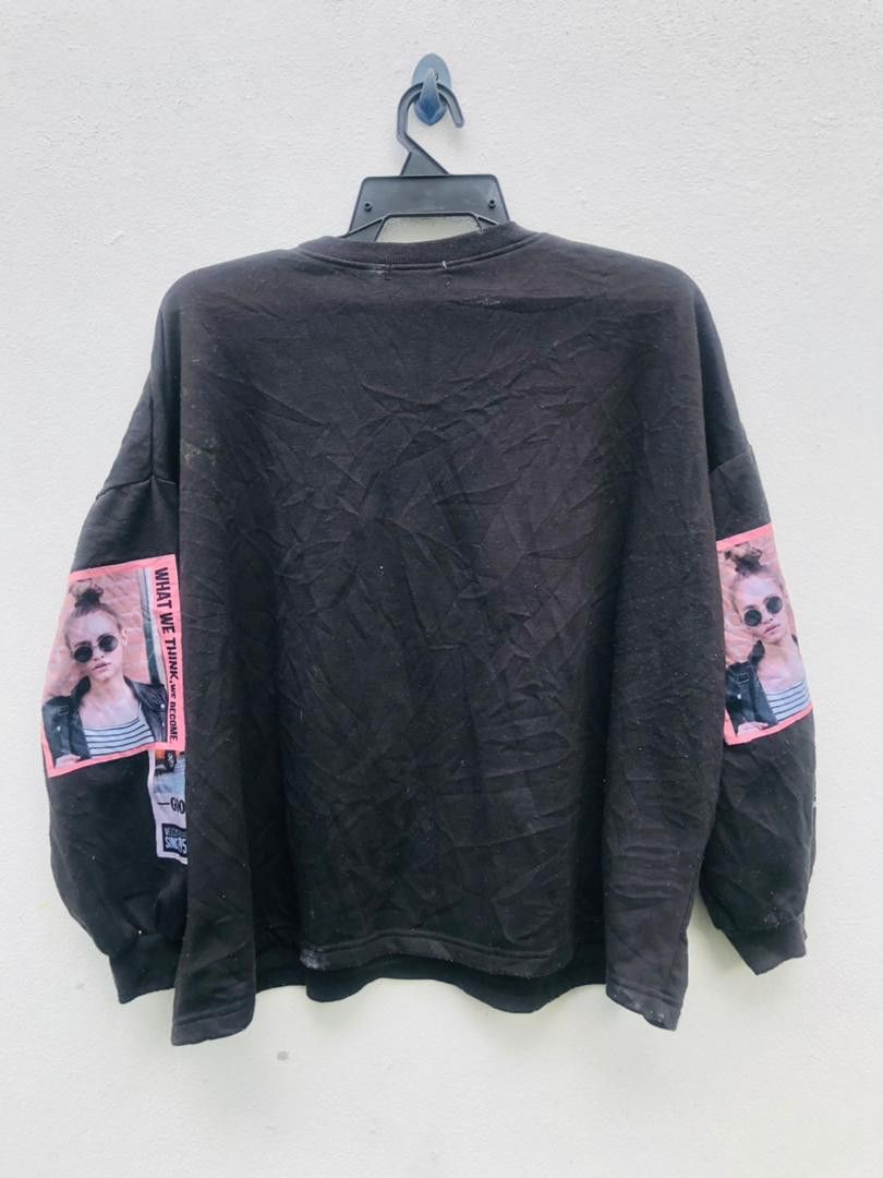 Japanese Brand × Vintage Vintage Japanese Designer Women Fashion Style Sweatshirt Size M / US 6-8 / IT 42-44 - 2 Thumbnail