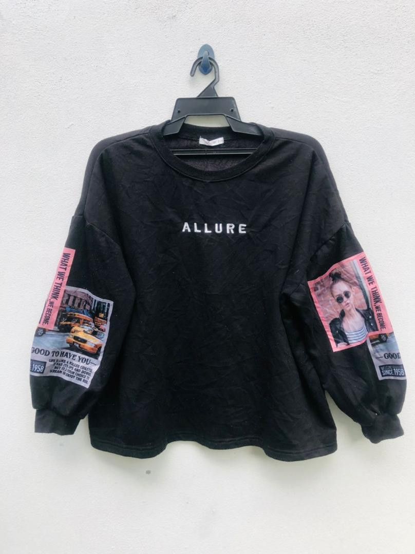 Japanese Brand × Vintage Vintage Japanese Designer Women Fashion Style Sweatshirt Size M / US 6-8 / IT 42-44 - 1 Thumbnail