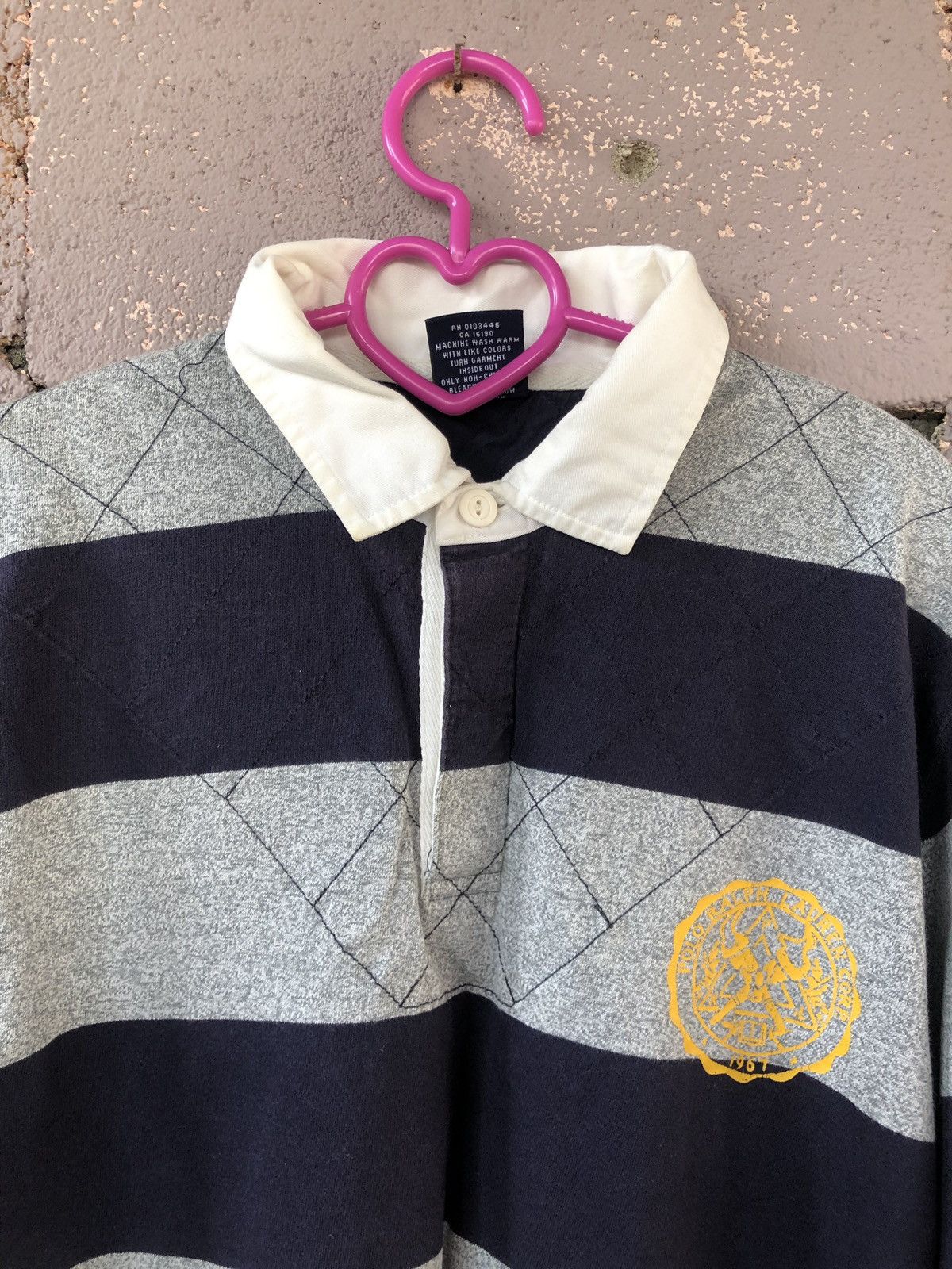 Polo Ralph Lauren Rare 90s Vintage Polo Sport Ralph Lauren Striped Polo Shirt Size US L / EU 52-54 / 3 - 2 Thumbnail