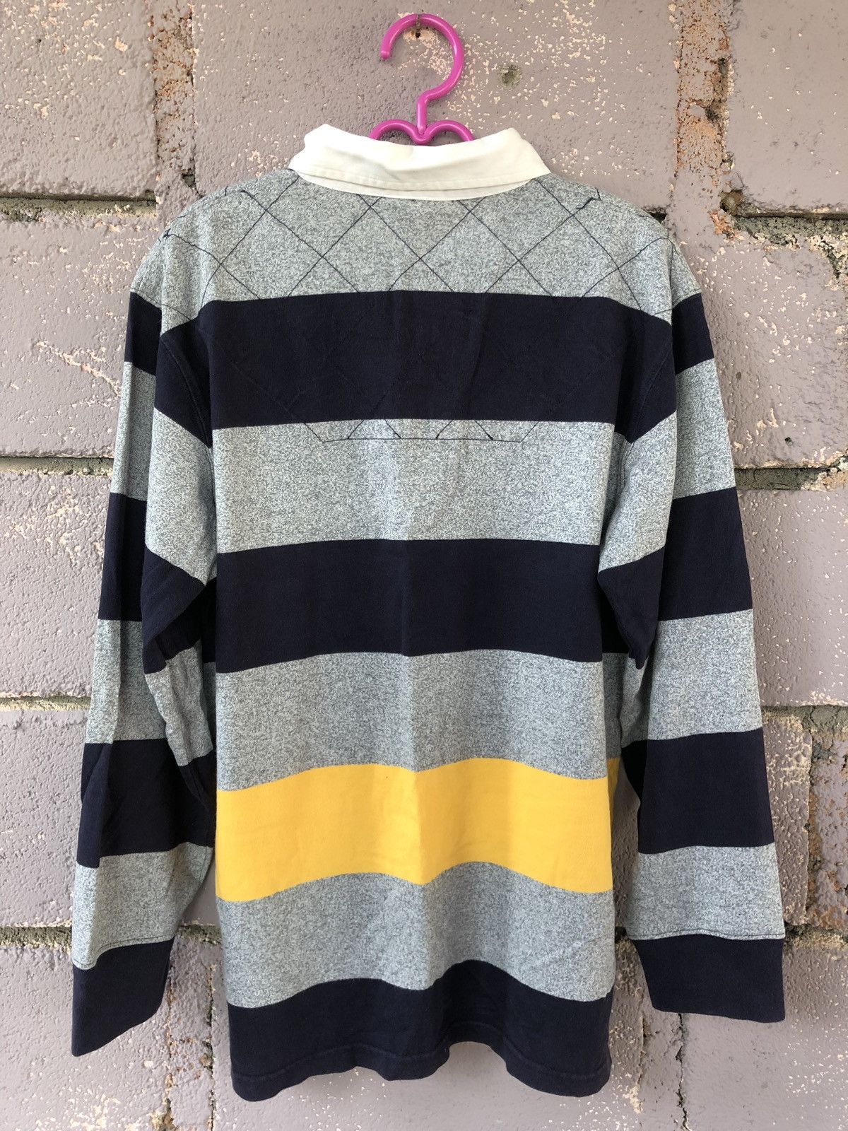 Polo Ralph Lauren Rare 90s Vintage Polo Sport Ralph Lauren Striped Polo Shirt Size US L / EU 52-54 / 3 - 4 Thumbnail