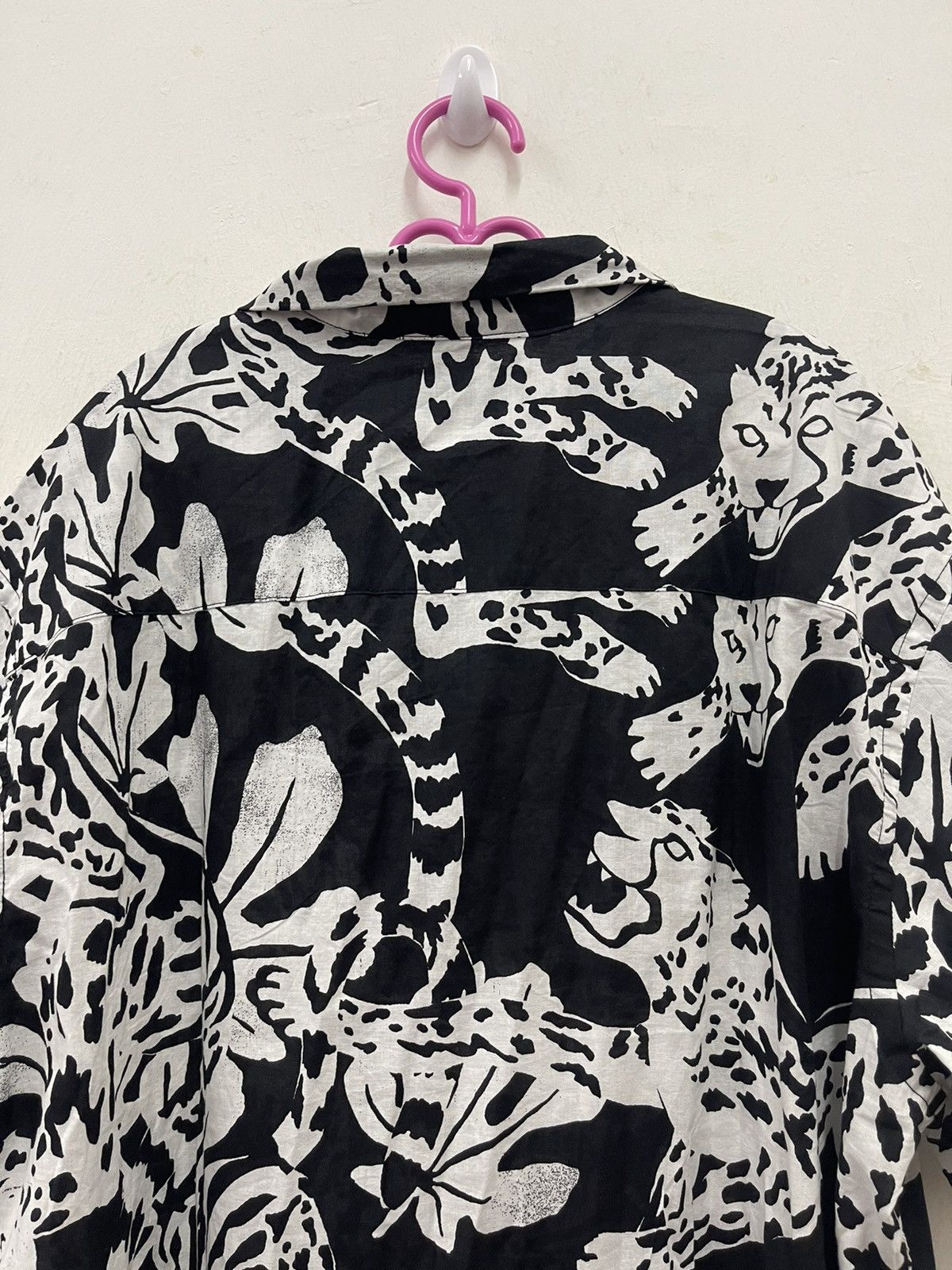 H&M Rare SUKAJAN Art Style Leopard x H&M Button Up Shirt Size US L / EU 52-54 / 3 - 5 Thumbnail