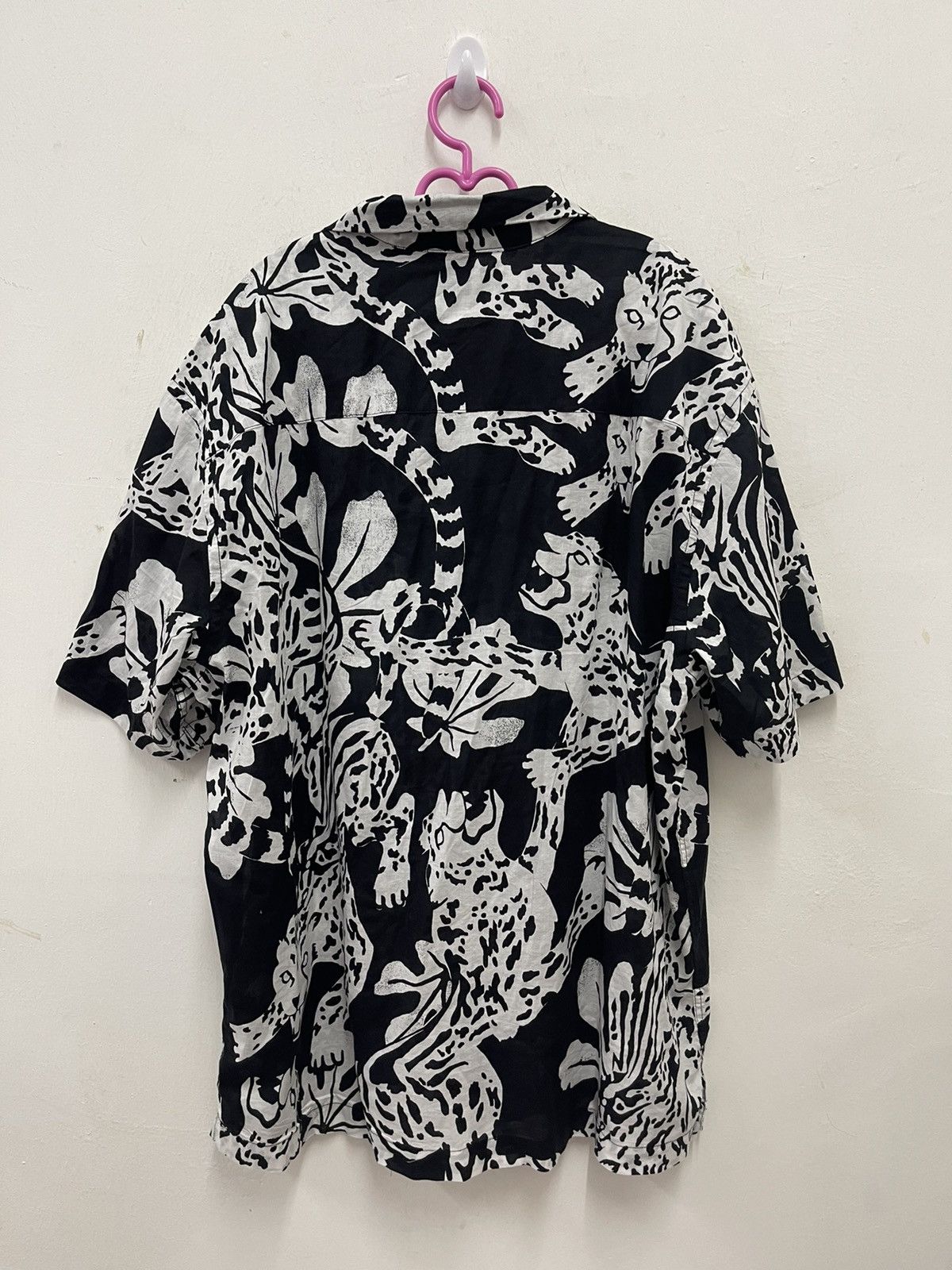 H&M Rare SUKAJAN Art Style Leopard x H&M Button Up Shirt Size US L / EU 52-54 / 3 - 4 Thumbnail