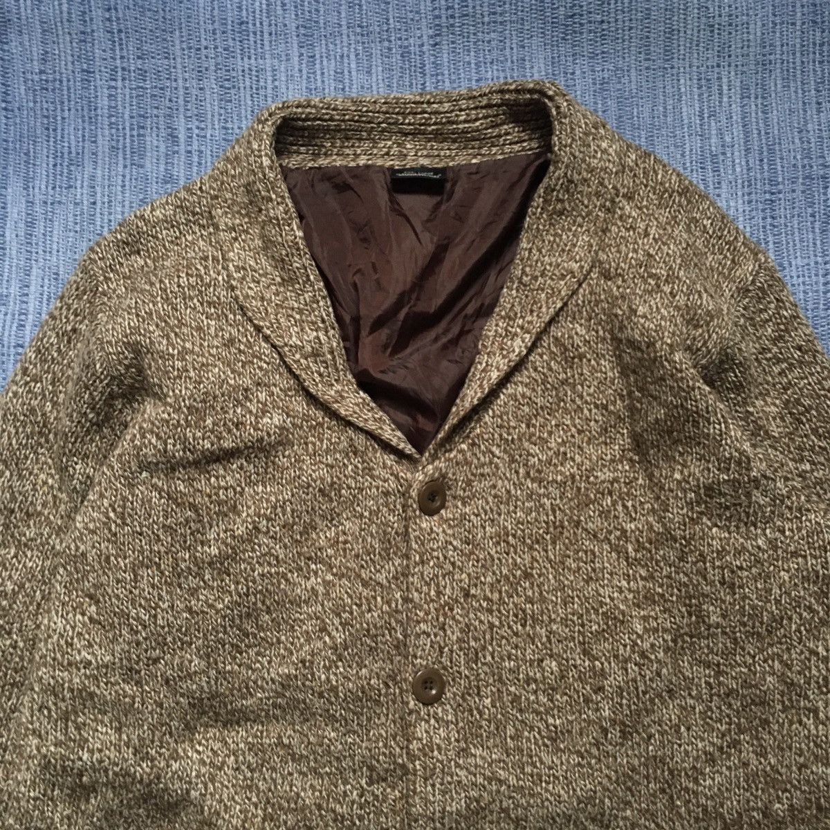 Japanese Brand vintage long wool jacket Size US L / EU 52-54 / 3 - 3 Thumbnail