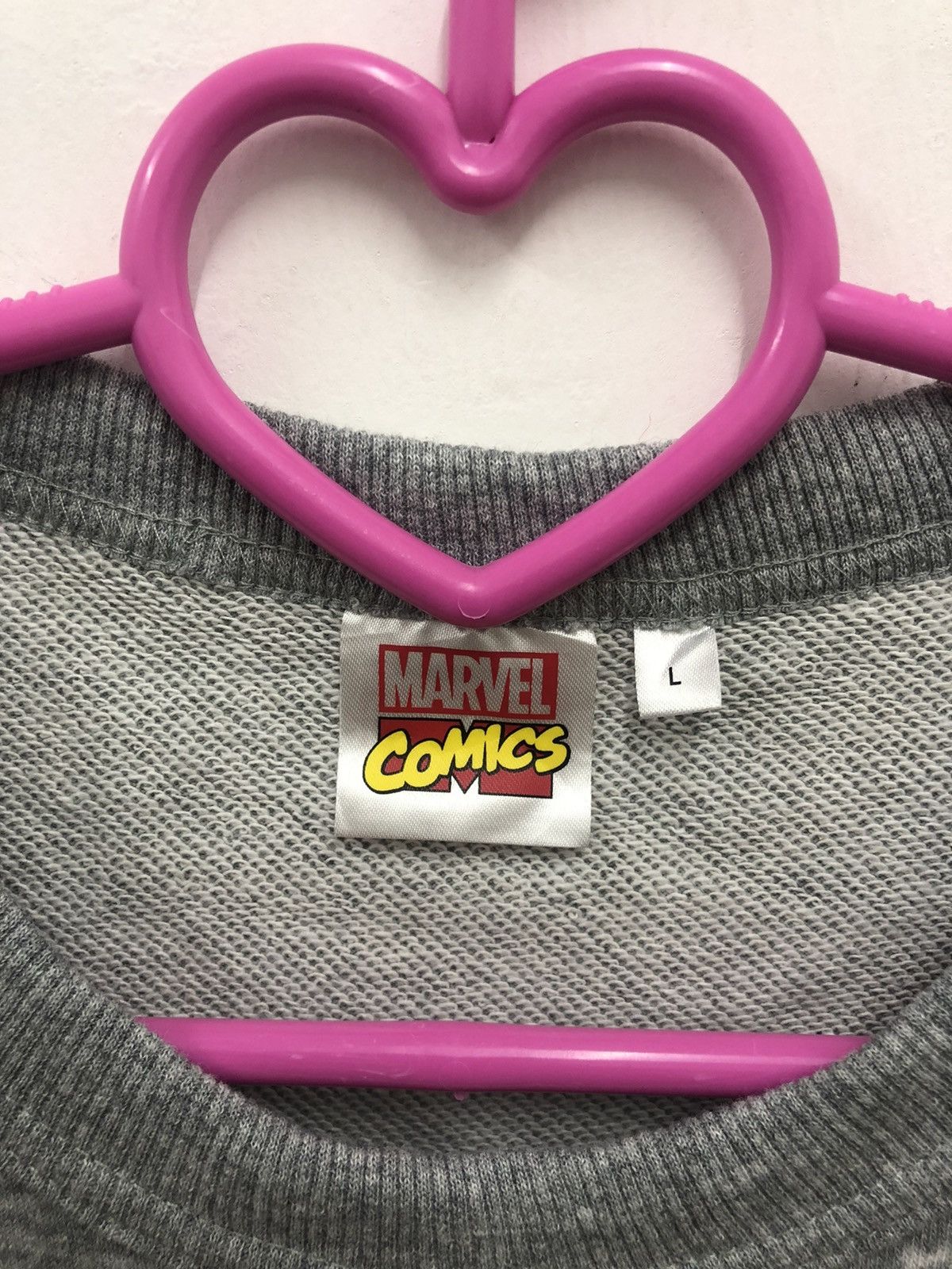 Marvel Comics Rare MARVEL Comics Spell Out Short Sleeve Sweatshirt Size US L / EU 52-54 / 3 - 2 Thumbnail