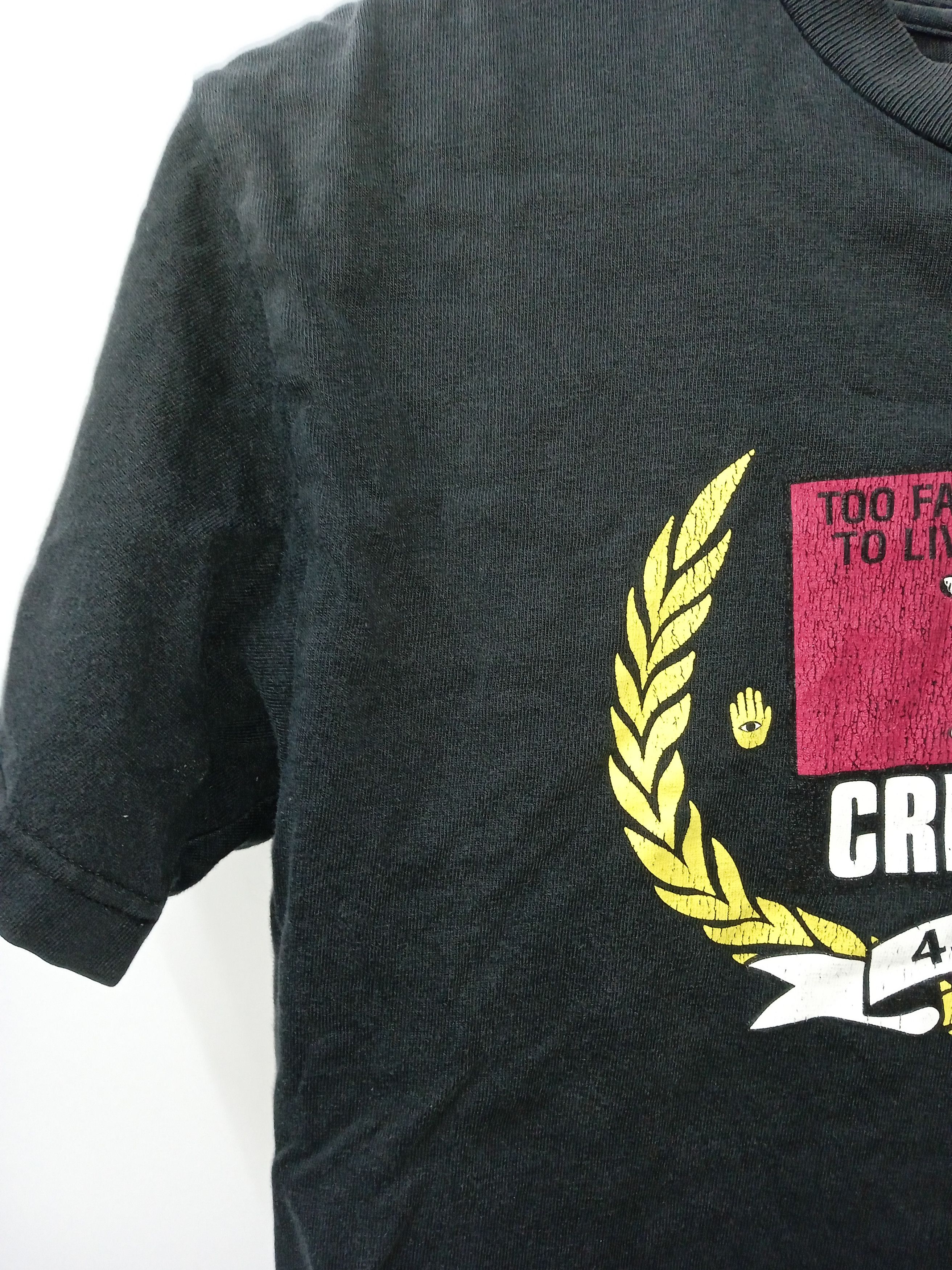 Band Tees × Vintage VINTAGE CREAM SODA SKULLS TEE VERY RARE Size US S / EU 44-46 / 1 - 3 Thumbnail