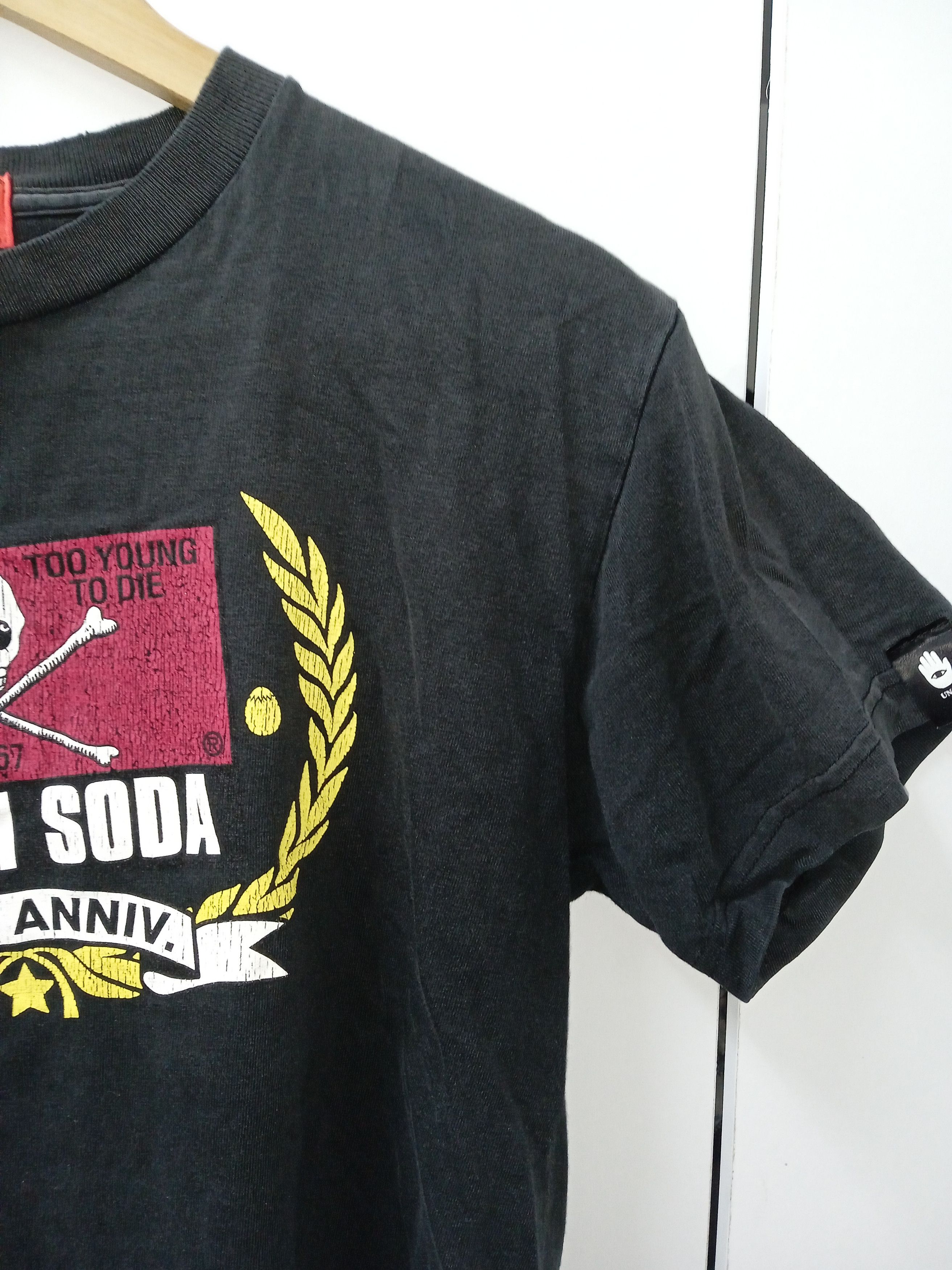 Band Tees × Vintage VINTAGE CREAM SODA SKULLS TEE VERY RARE Size US S / EU 44-46 / 1 - 4 Thumbnail