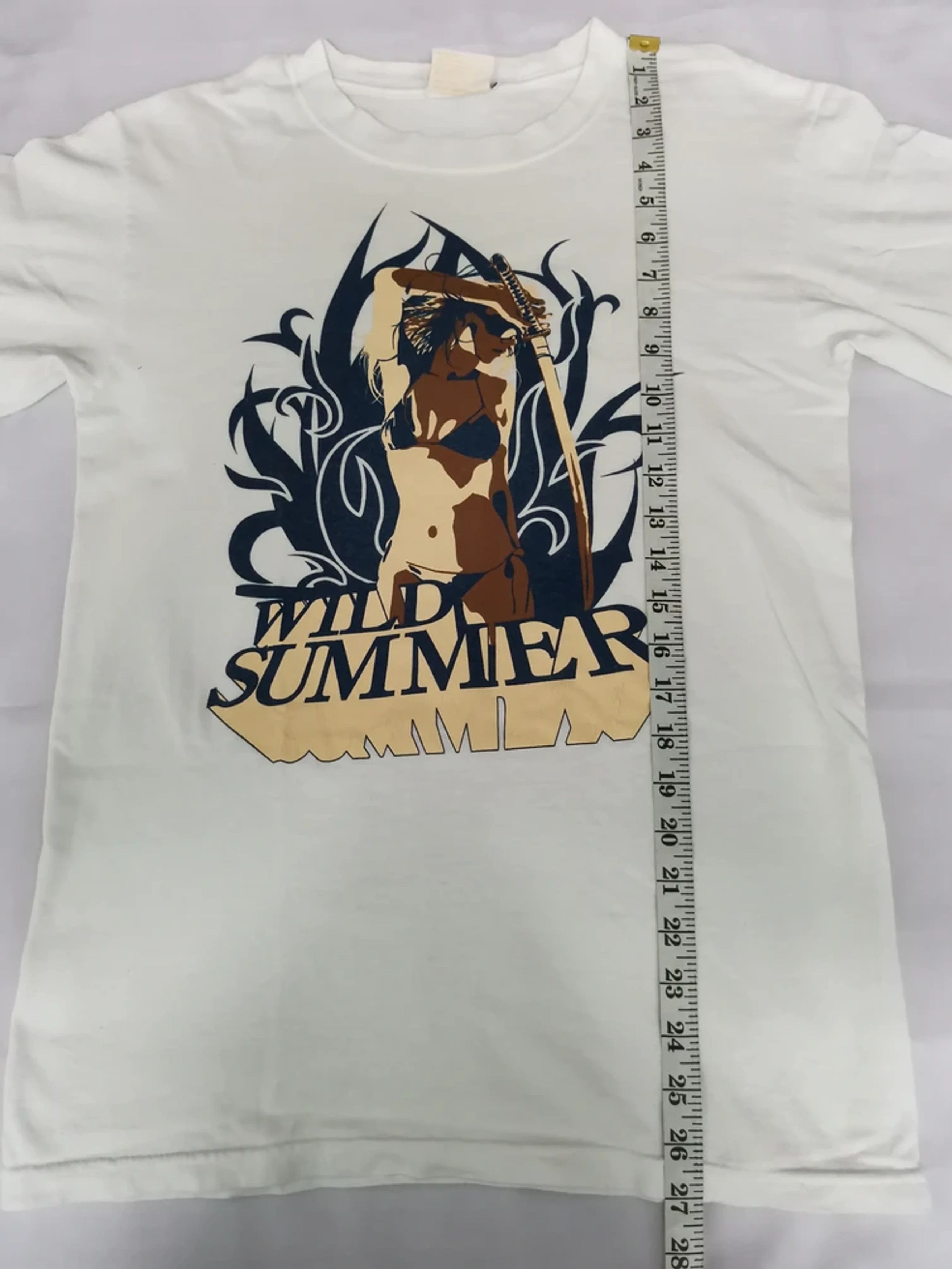 Anime Vintage Wild Summer Cartoons Anime Manga Tee Samurai Size US M / EU 48-50 / 2 - 6 Thumbnail